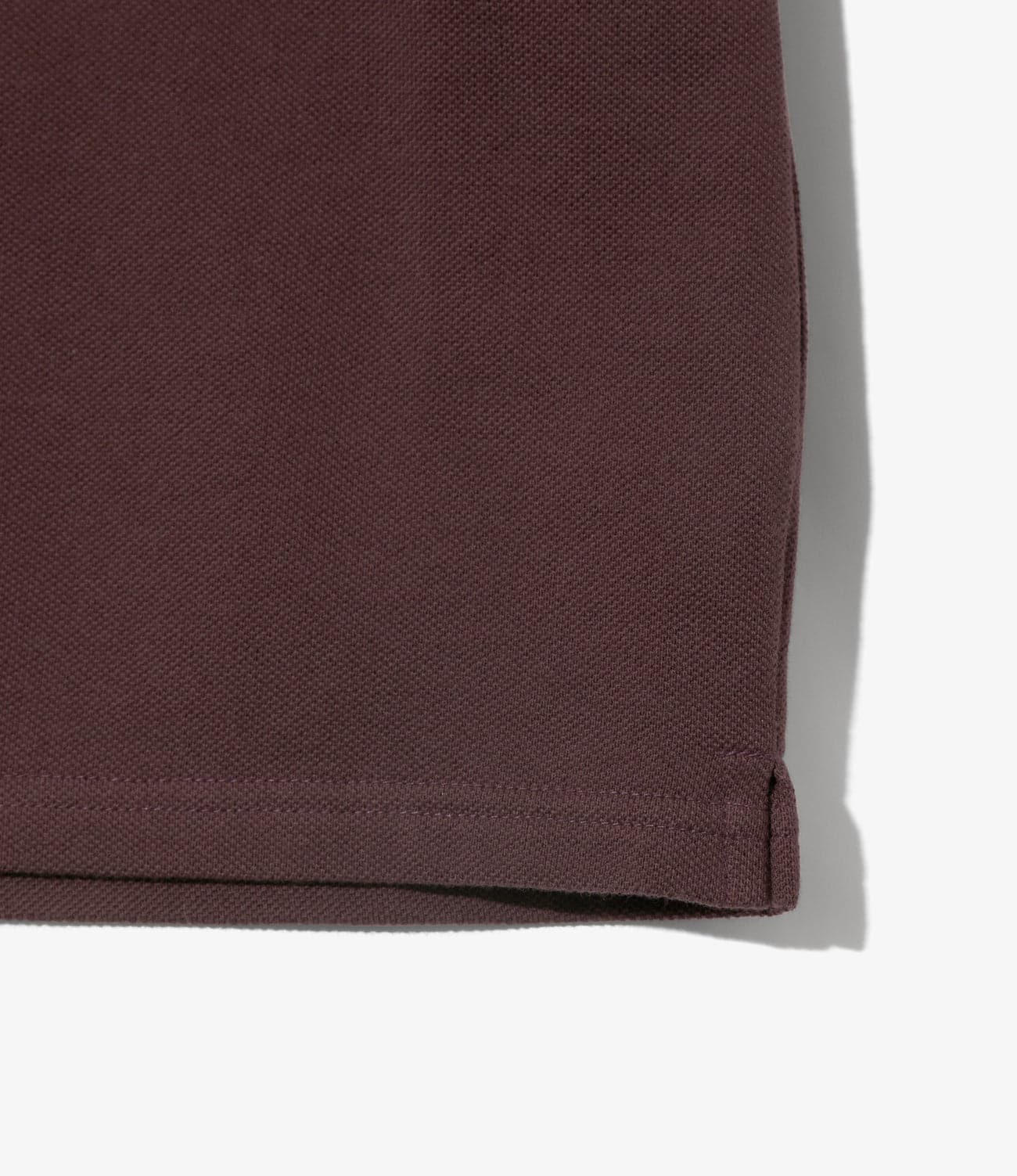 NEEDLES/ニードルズ/SHAWL COLLAR POLO - COTTON PIQUE ポロシャツ パープル S