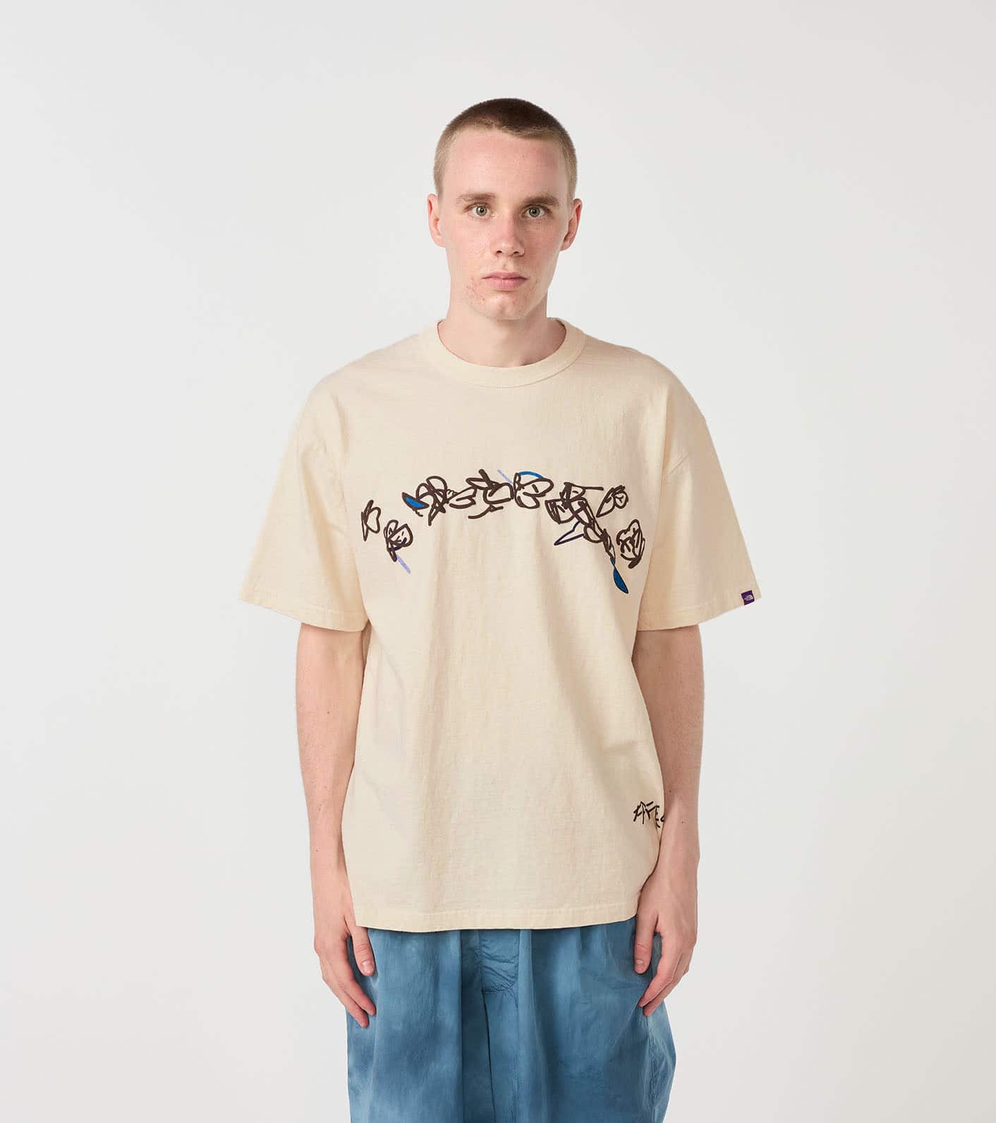 THE NORTH FACE Purple Label/ザ ノースフェイス パープルレーベル/FFFES Graphic Tee Natural M