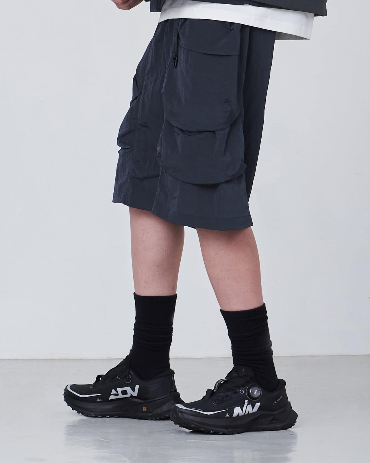 NINEpointNINE/ナインポイントナイン/Shockwave 3D Pocket Shorts METALLIC IRON M