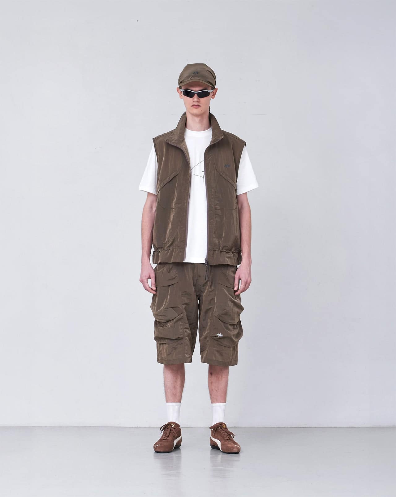 NINEpointNINE/ナインポイントナイン/Shockwave 3D Pocket Shorts BROWN M