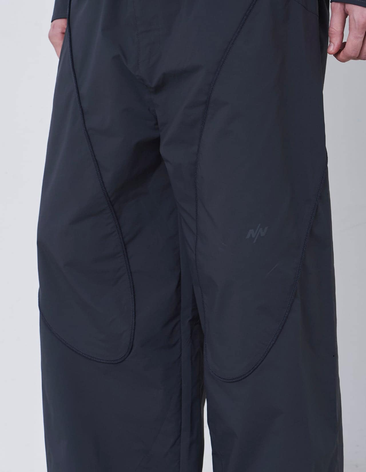 NINEpointNINE/ナインポイントナイン/Pulsar Laser Wide Pants DARK GREY M
