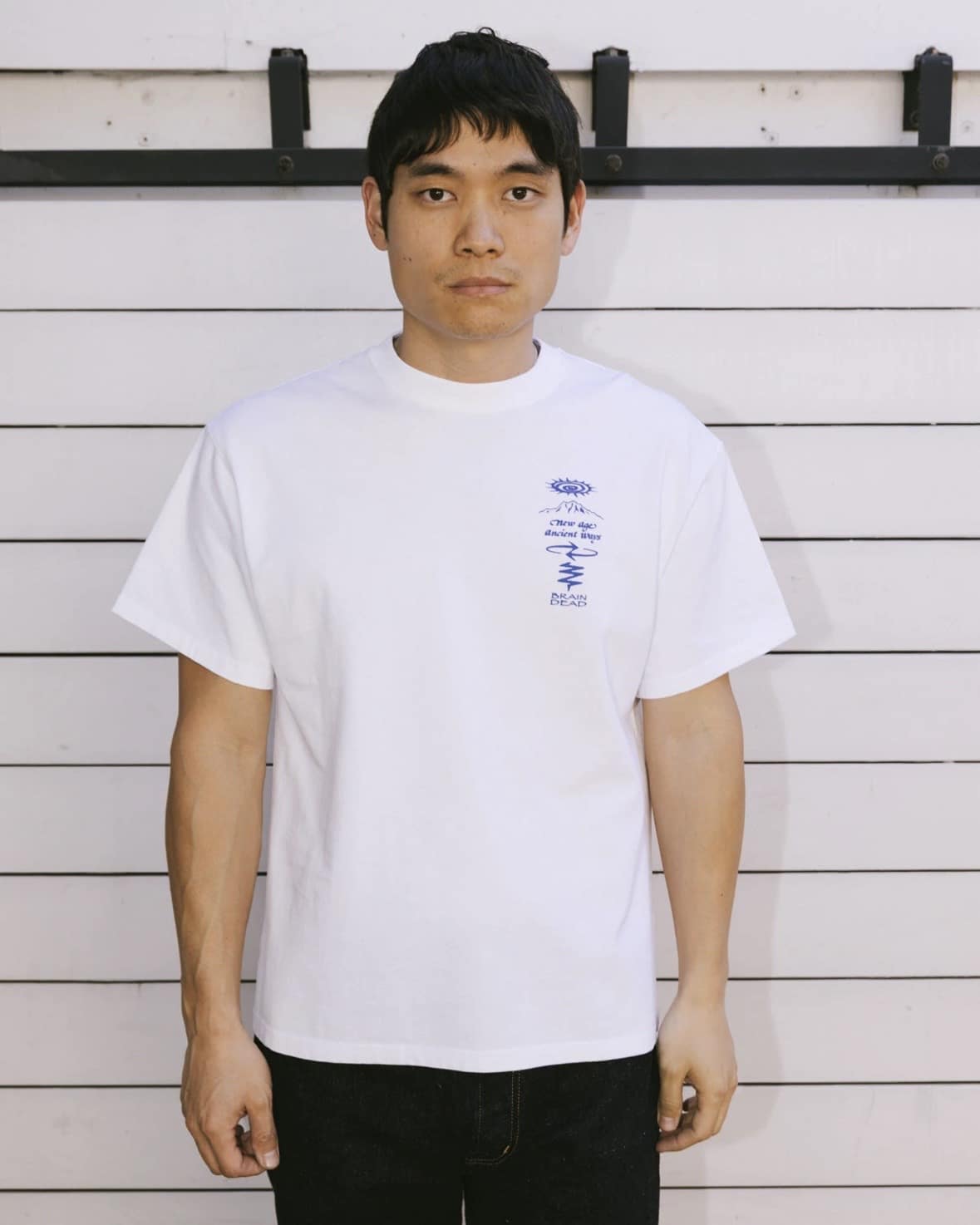 BRAIN DEAD/ブレインデッド/ANCIENT WAYS T-SHIRT - WHITE WHITE M