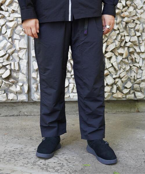 GRAMICCI/グラミチ/別注NYLON TUCK PANTS　別注ナイロンタックパンツ BLACK S