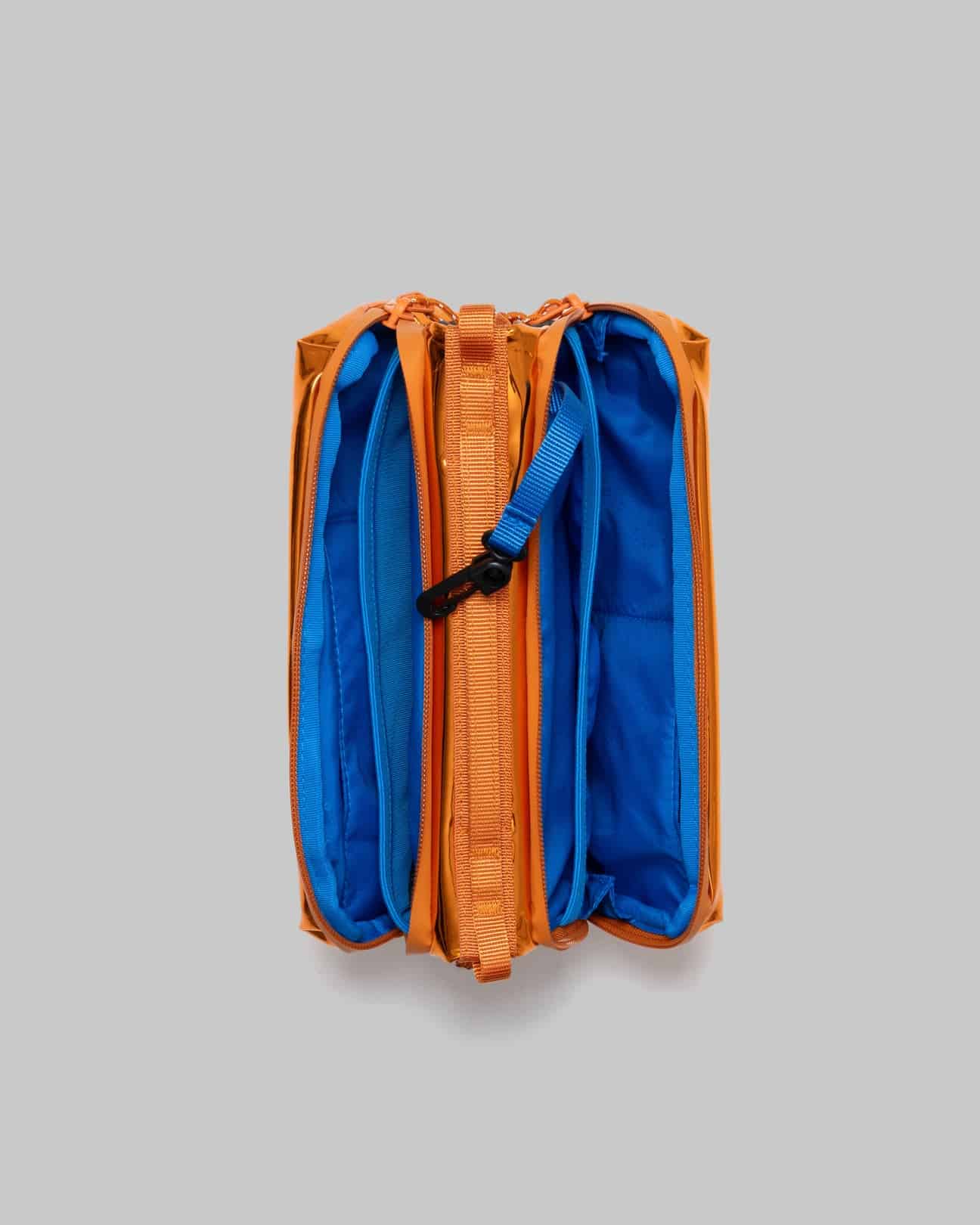 Topologie/トポロジー/Bottle Sacoche Medium（ボトル サコッシュミディアム） Orange Metallic / Mirror Metallic FREE