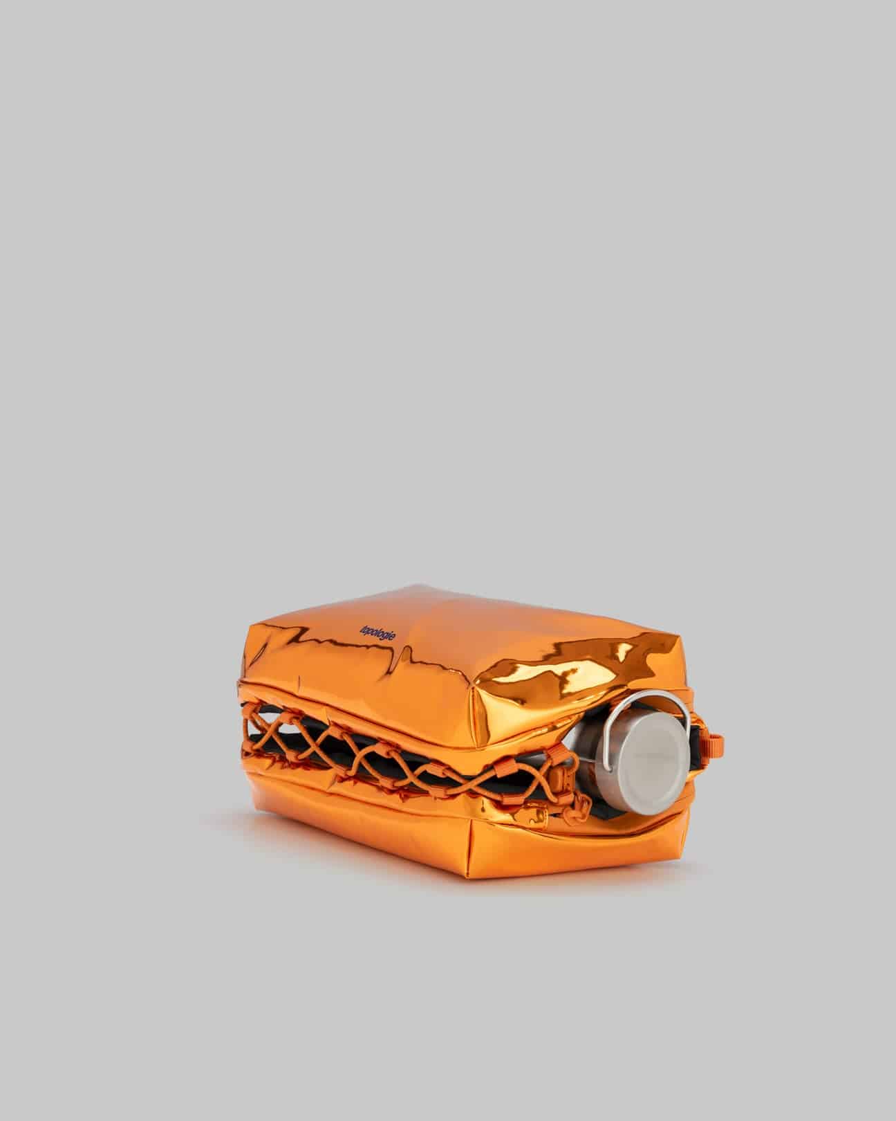 Topologie/トポロジー　Bottle Sacoche Large ボトルサコッシュ ラージ Orange Metallic / Mirror Metallic FREE