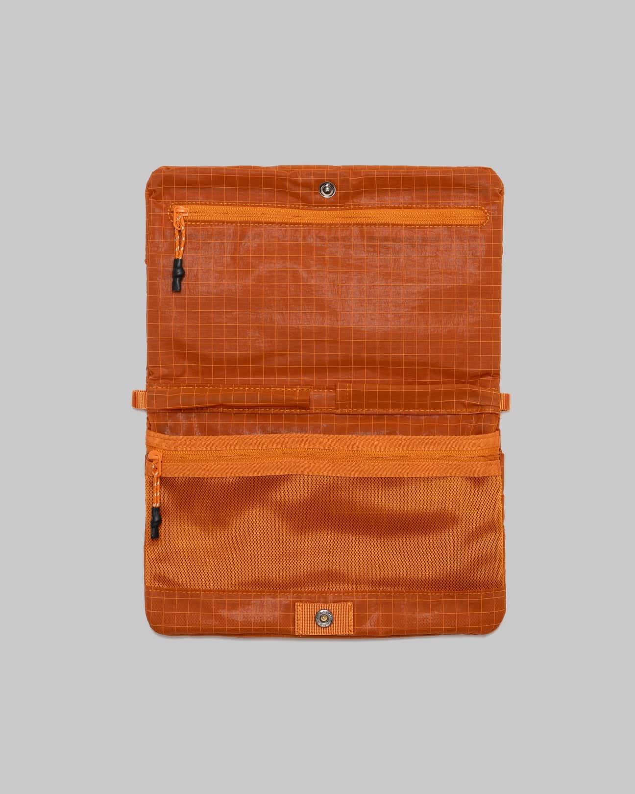 Topologie/トポロジー　Flat Sacoche Small フラット サコッシュ スモール【バッグ単体】 Burn Orange / Glazed Ripstop FREE
