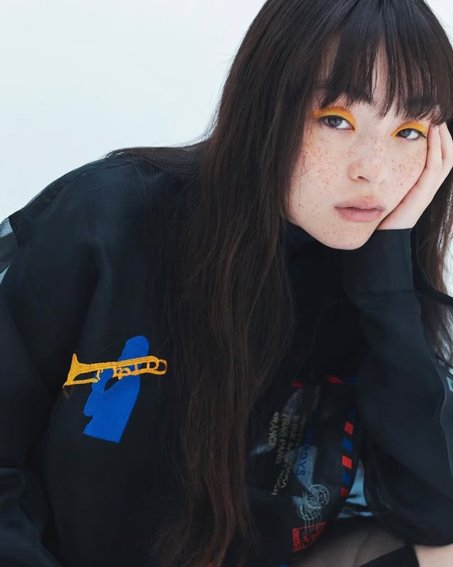 The NERDYS/ナーディーズ/Brigitte Tanaka×The NERDYS EN MUSIQUE Shirt ブリジットタナカ BLACK S