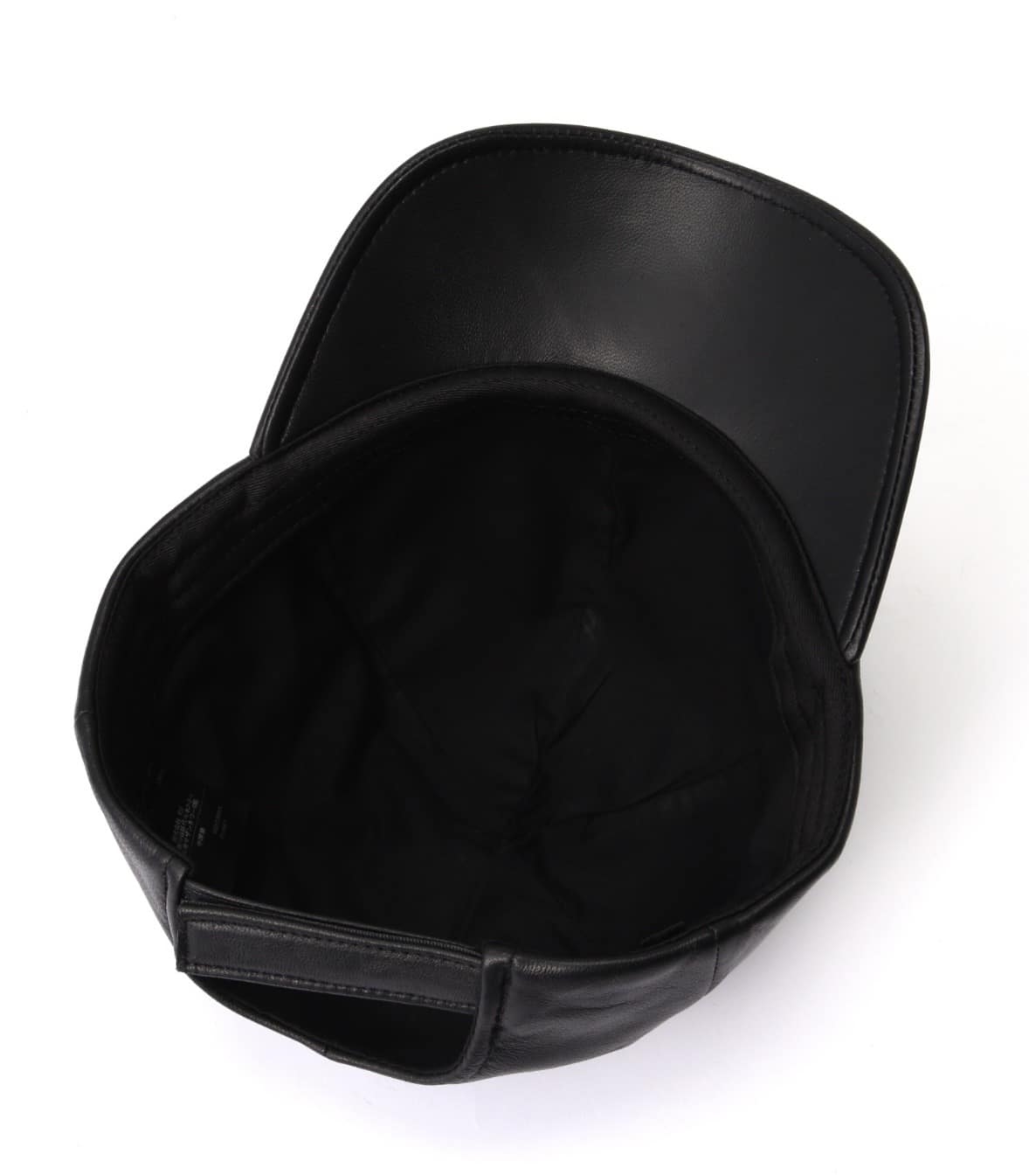 Schott/ショット/LEATHER B.B CAP/レザー ベースボールキャップ ブラック FREE