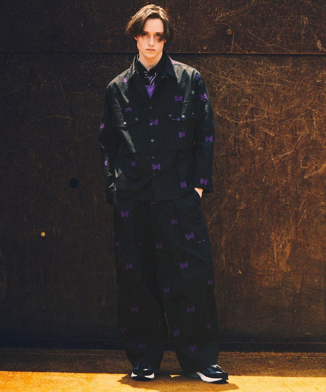 Needles×BEAVER/ニードルズ×ビーバー　別注H.D. Pant- Cotton Ripstop ヒザデルパンツ ブラック XS