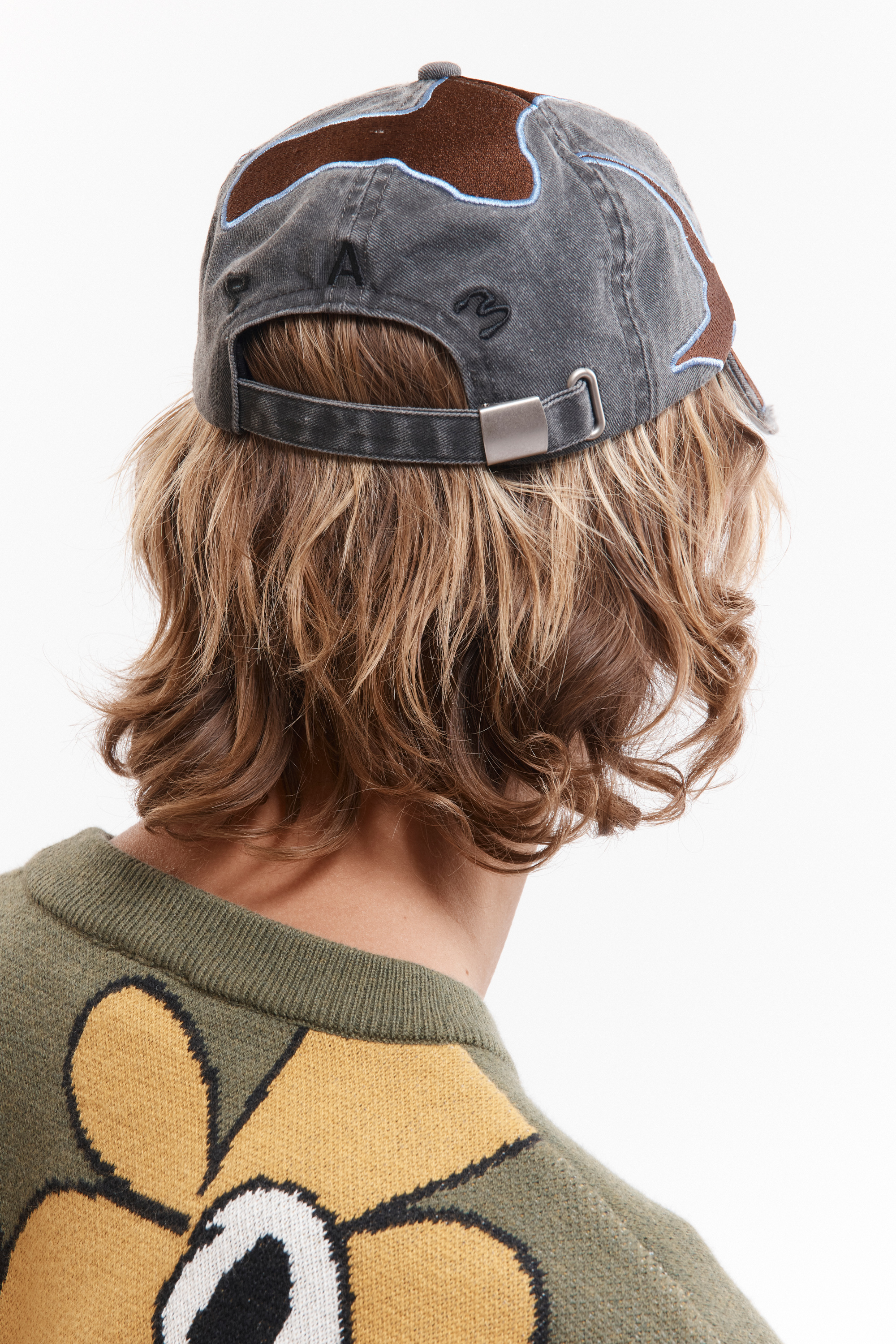 P.A.M.(Perks And Mini)/パム(パークスアンドミニ)/OUTLINE LOGO CAP  キャップ　帽子 BLACK WASH FREE