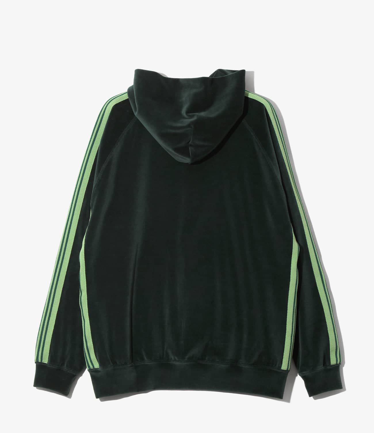 NEEDLES/ニードルズ/TRACK HOODY - C/PE VELOUR トラックフーディベロア GREEN M