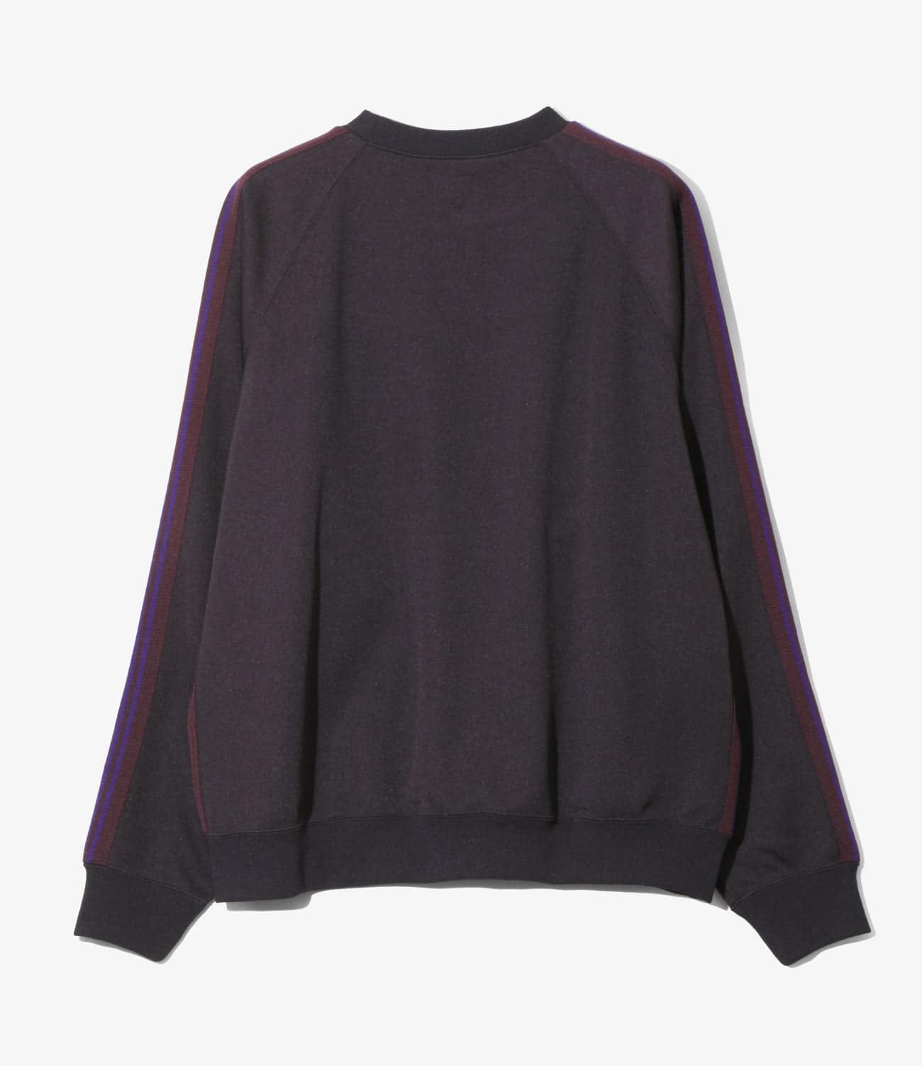 NEEDLES/ニードルズ/TRACK CREW NECK SHIRT - POLY SMOOTH トラッククルーネックシャツ PURPLE M