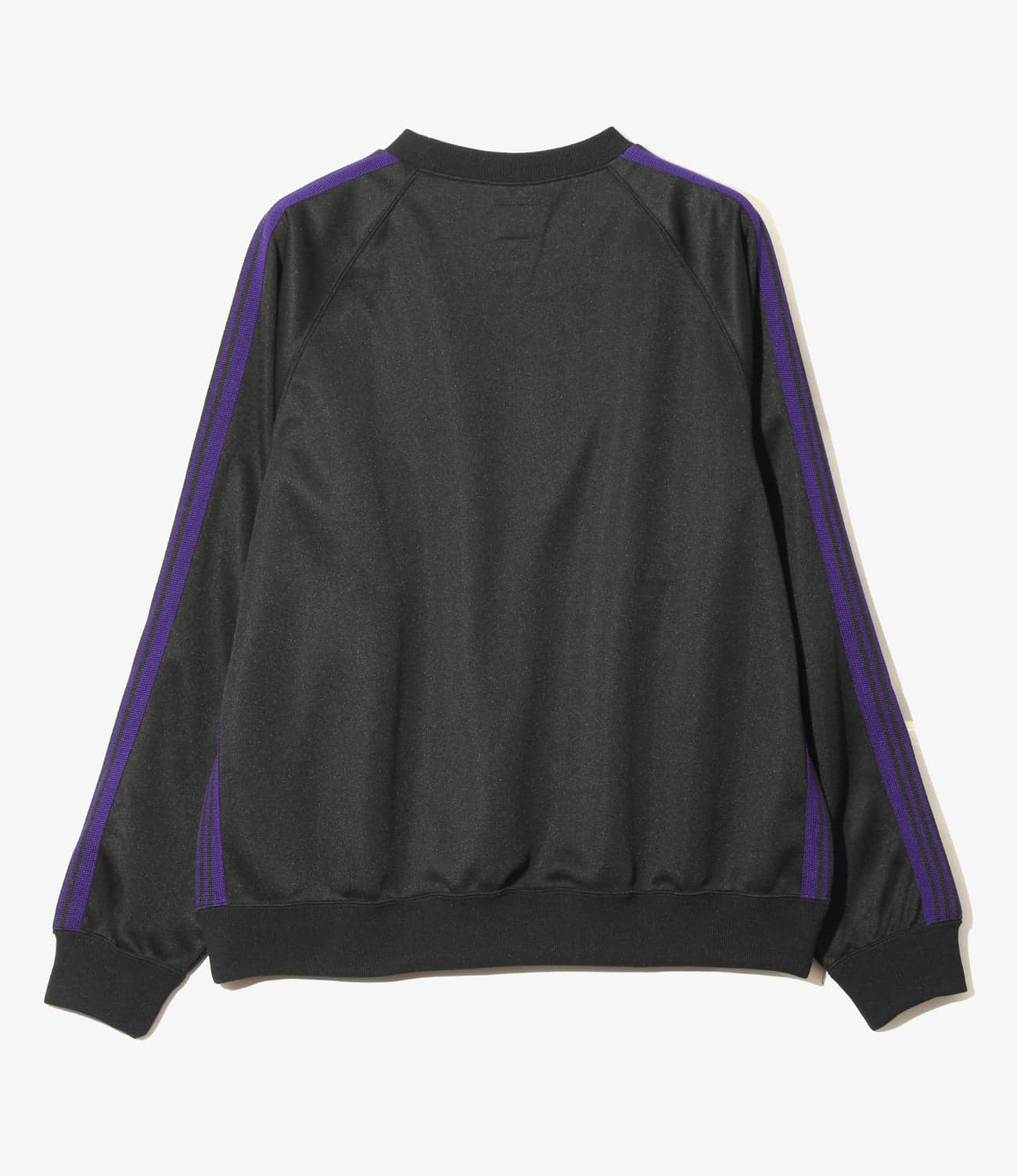 NEEDLES/ニードルズ/TRACK CREW NECK SHIRT - POLY SMOOTH トラッククルーネックシャツ BLACK M