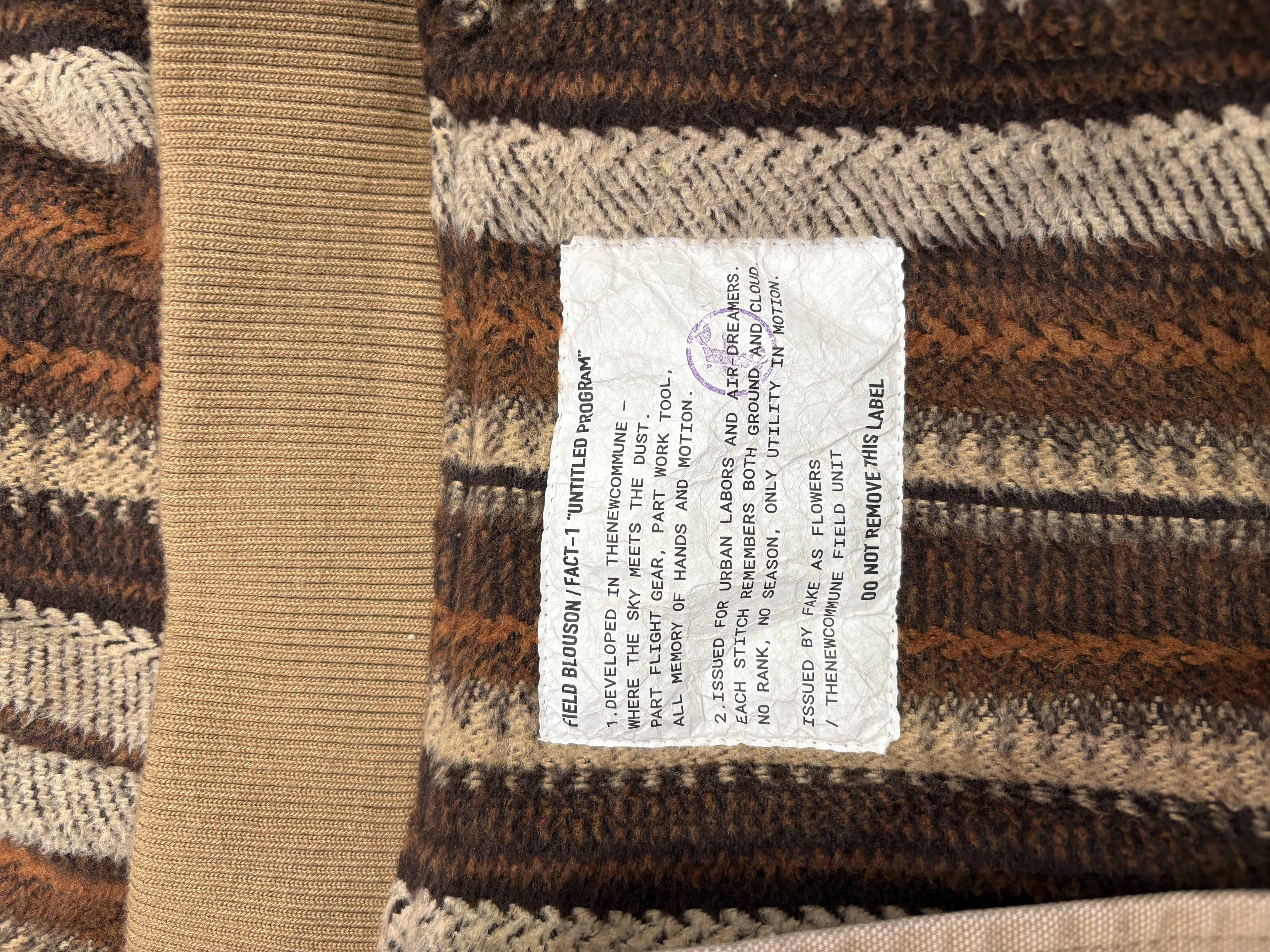 FAF/エフエーエフ(Fake As Flowers/フェイクアスフラワーズ)/FACT-1 2 Way Jacket Ecru 3