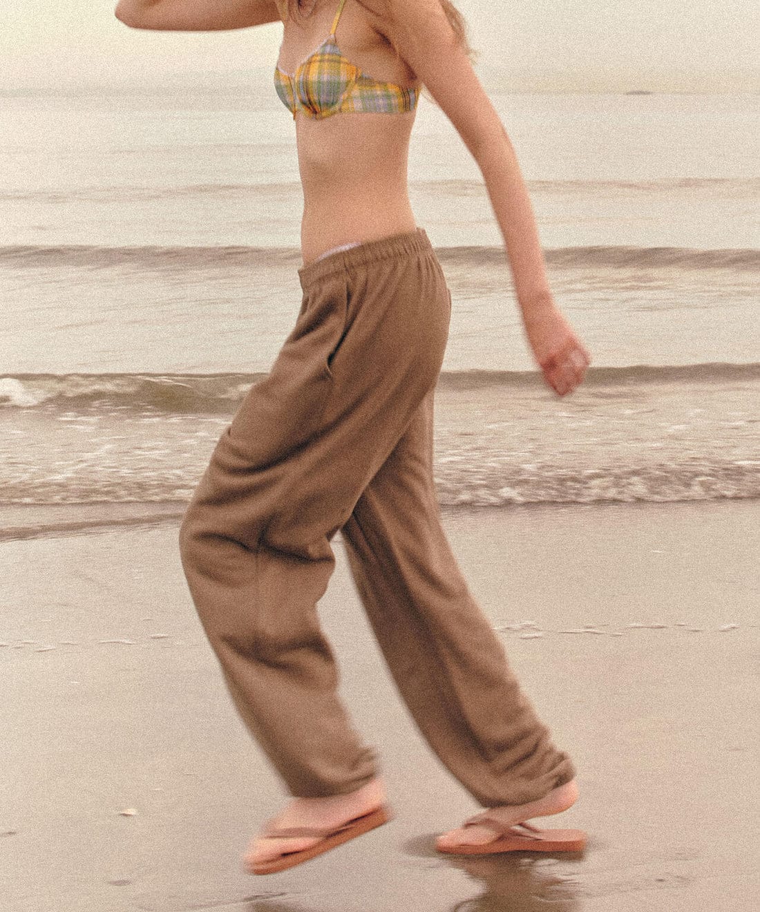 MANASTASH/マナスタッシュ/HEMP＠by manastash/HEMP DAYS SWEAT PANTS スウェットパンツ モカ M