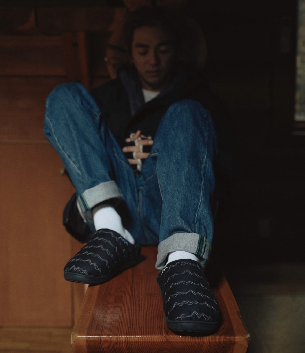 SUBU×MANASTASH/スブ×マナスタッシュ/SUBU x MANASTASH MT. STITCH SANDAL サンダル BLACK 0