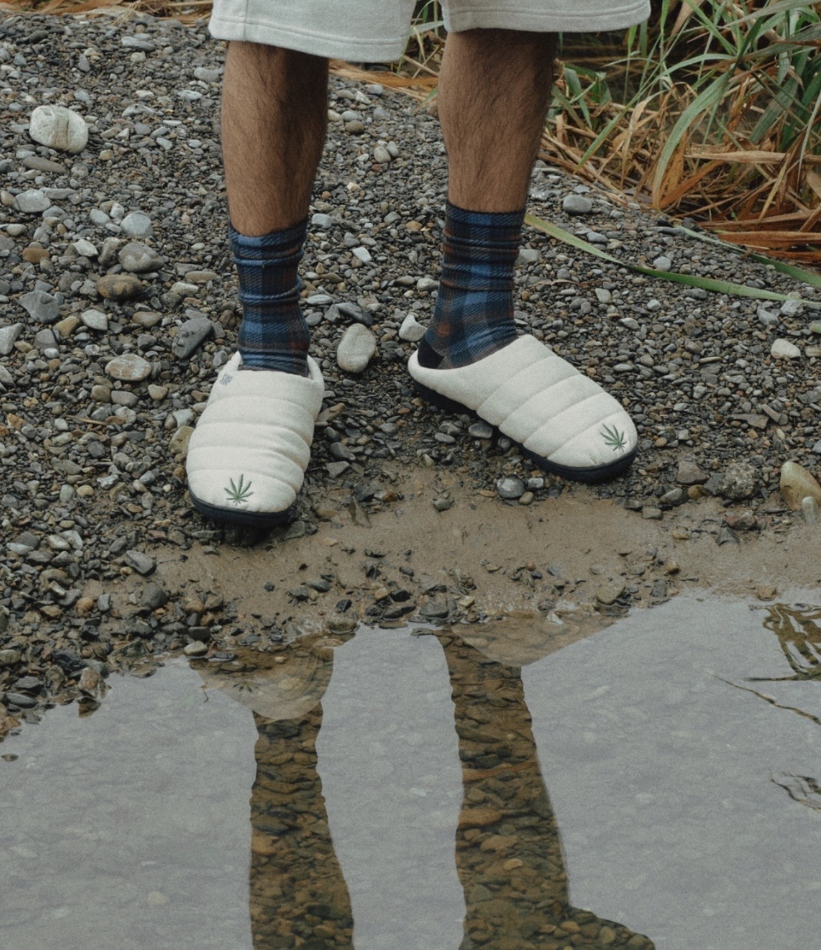SUBU×MANASTASH/スブ×マナスタッシュ/SUBU x MANASTASH HEMP EMB SANDAL サンダル ナチュラル 0