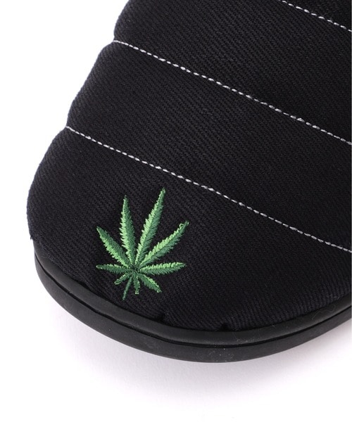 SUBU×MANASTASH/スブ×マナスタッシュ/SUBU x MANASTASH HEMP EMB SANDAL サンダル ブラック 0