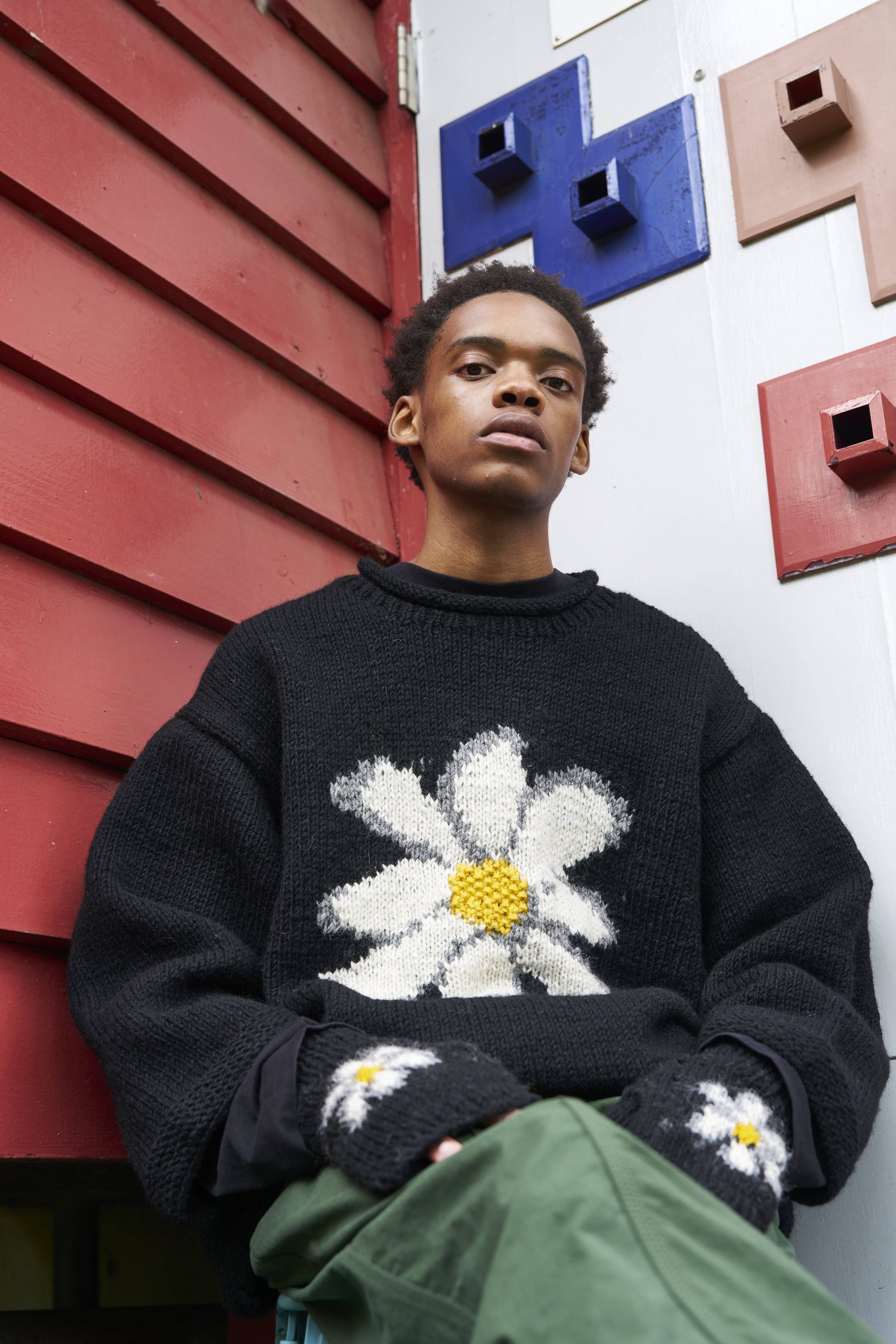 MacMahon Knitting Mills Crew Neck Knit-Sunflower マクマホンニッ