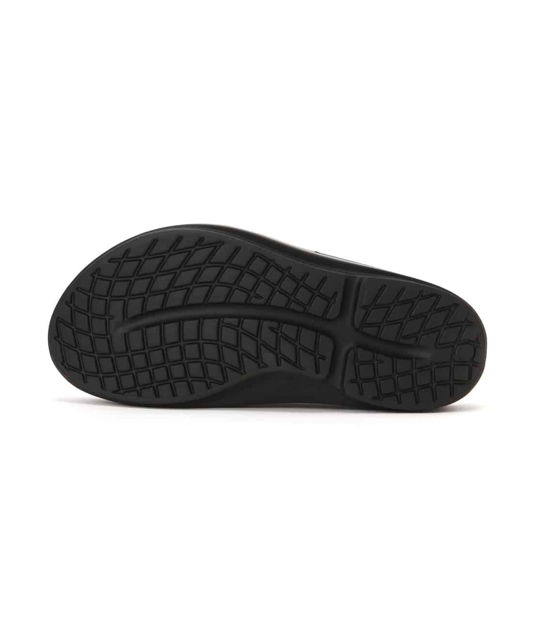 oofos/ウーフォス OOmega ウーメガ　リカバリーサンダル　厚底　BLACK ブラック　黒 Black 23cm