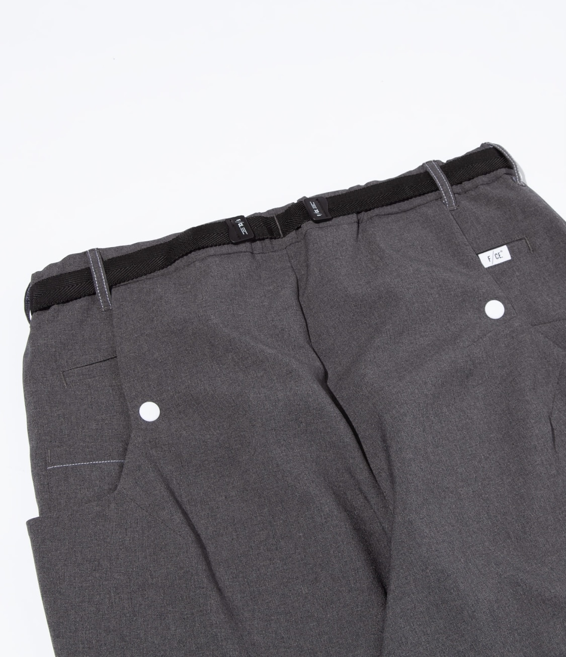 F/CE./エフシーイー/BALLOON CROPPED TROUSERS GRAY S