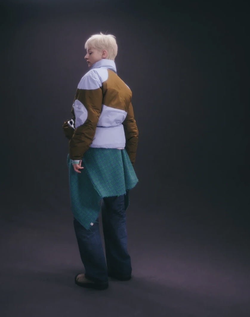 FAF/エフエーエフ(Fake As Flowers/フェイクアスフラワーズ)/NEWCOMMUNE DOWN JACKET BLUE 2