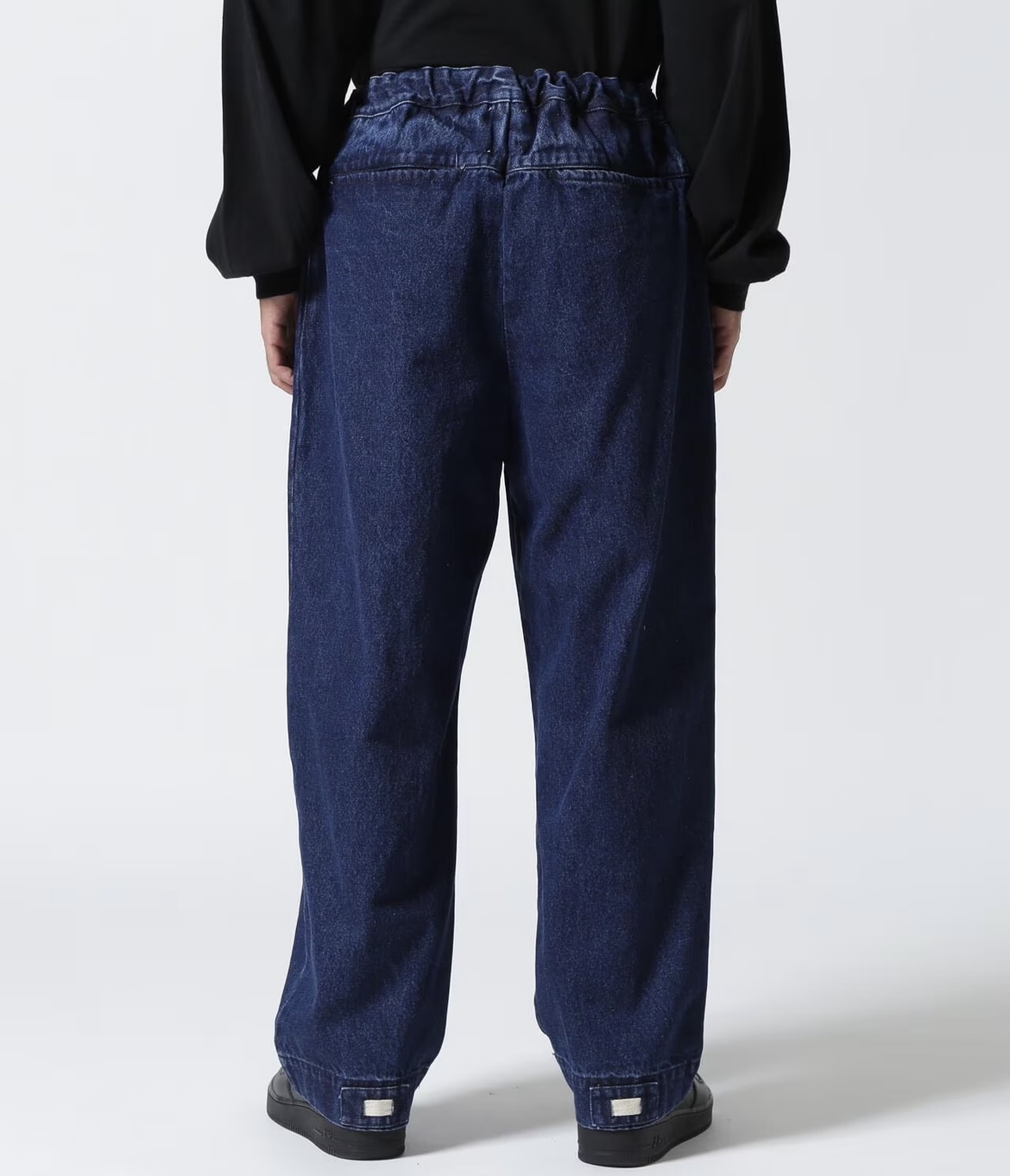 B omnivore/ビーオムニボー  DENIM BALLOON TUCK デニムバルーンタックパンツ INDIGO S