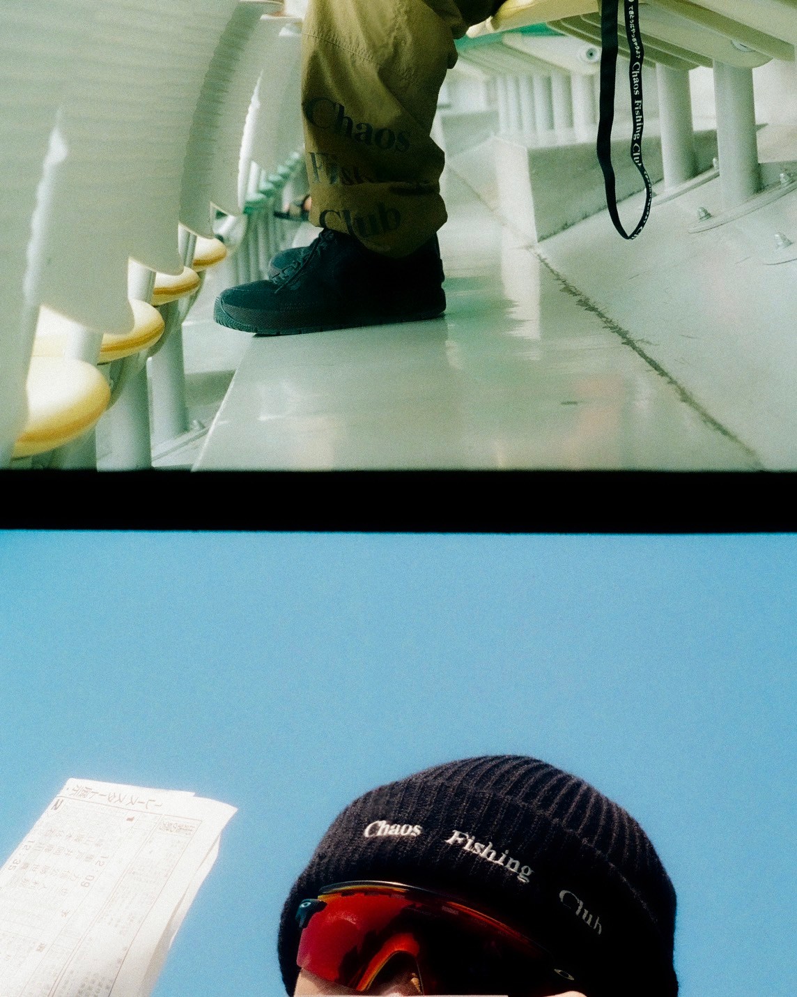 CHAOS FISHING CLUB/カオスフィッシングクラブ/LOGO WATCH CAP Black FREE