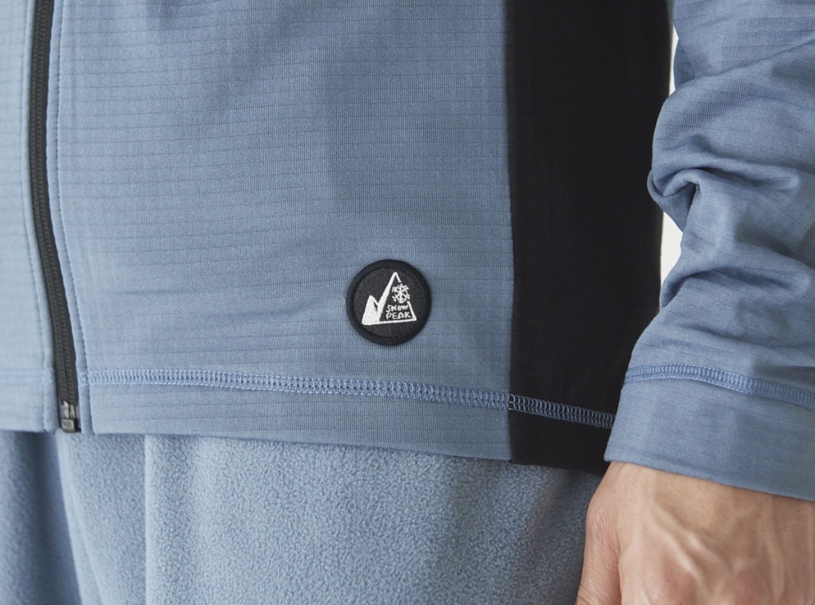 Snow Peak/スノーピーク/MofM Hybrid Fleece Jacket ブルー M