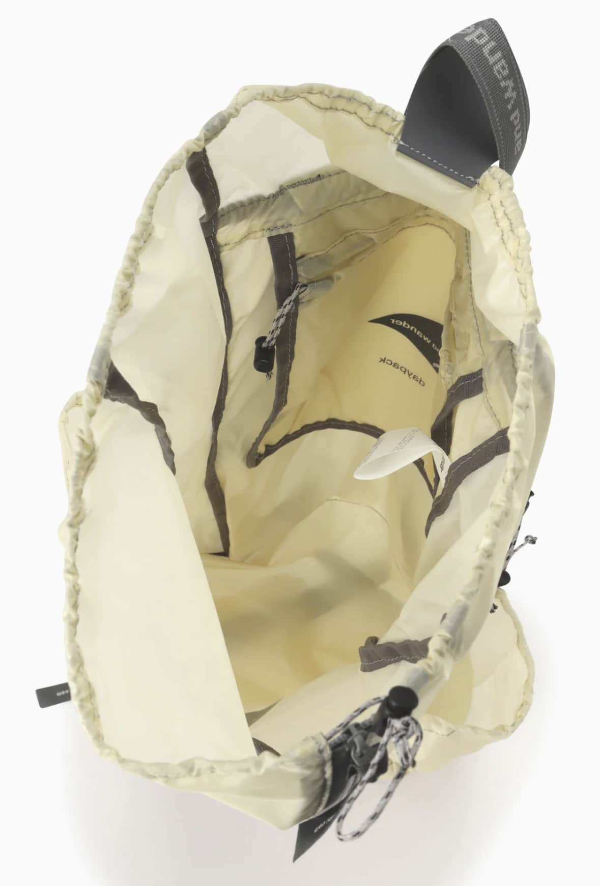 and wander/アンドワンダー/sil daypack/シルデイバッグ off white FREE