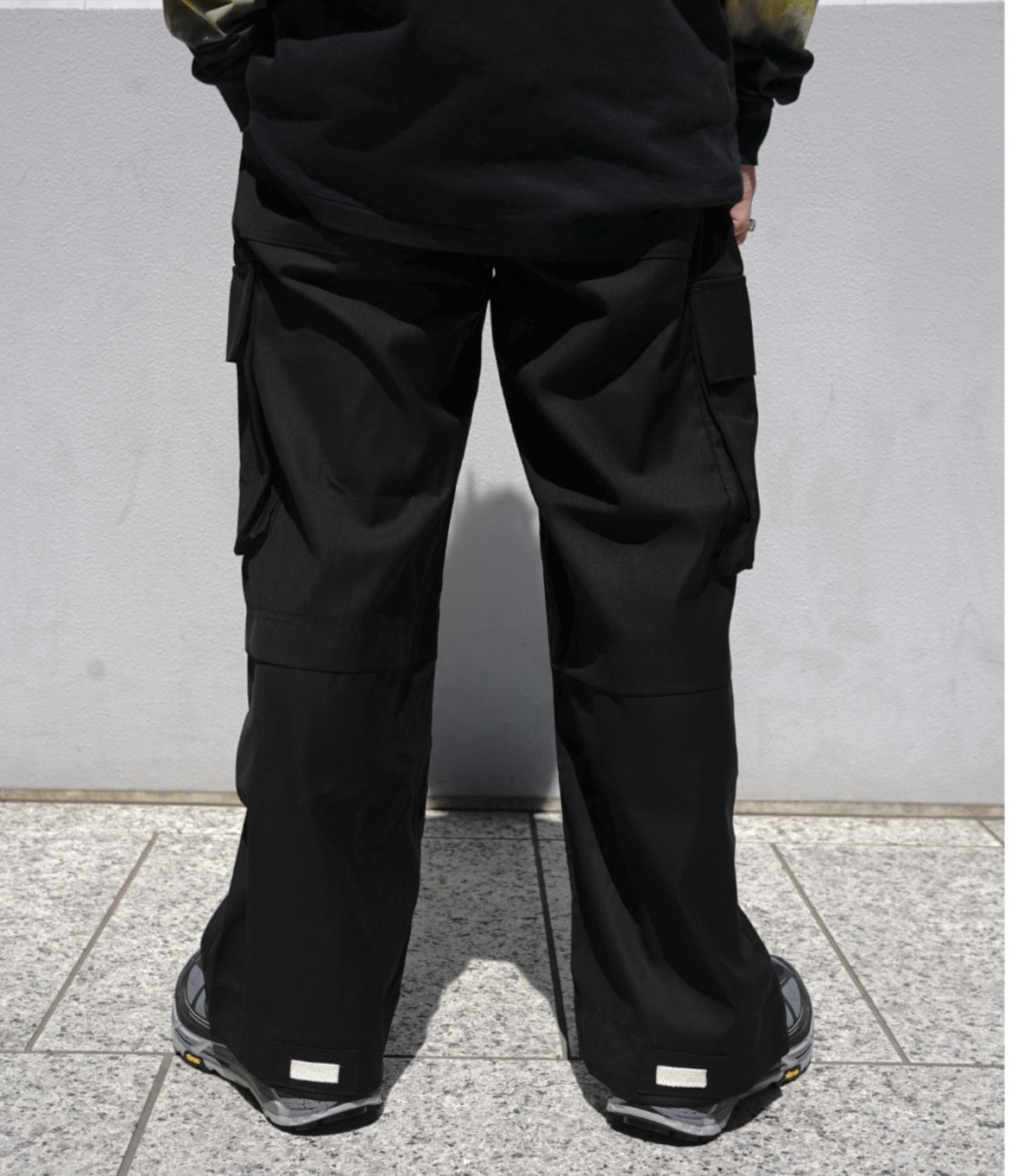 B omnivore/ビーオムニボー/TR CARGO PANTS カーゴスラックス BLACK S