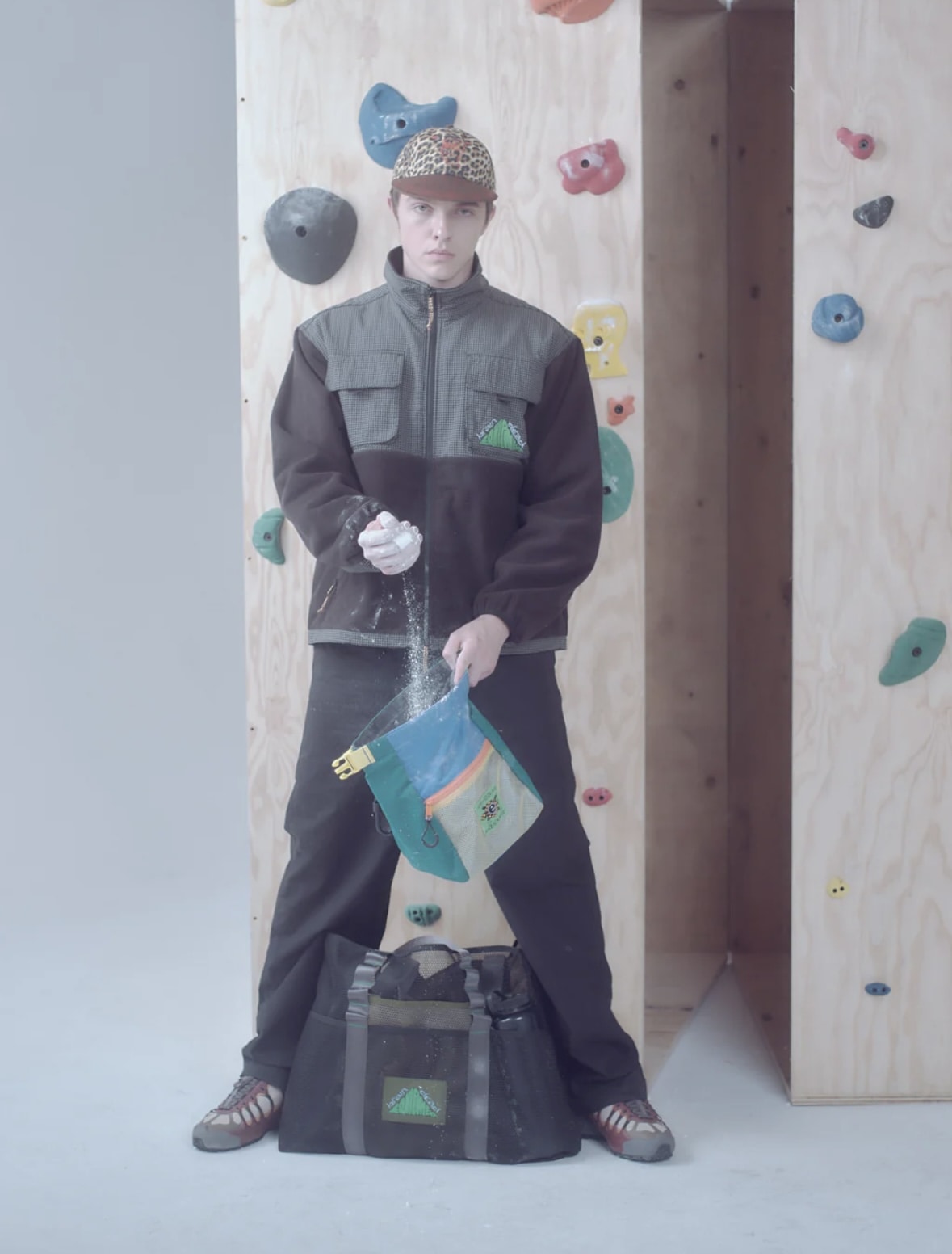 BRAIN DEAD/ブレインデッド/BRAIN DEAD EQUIPMENT MESH TOTE BLACK MULTI FREE