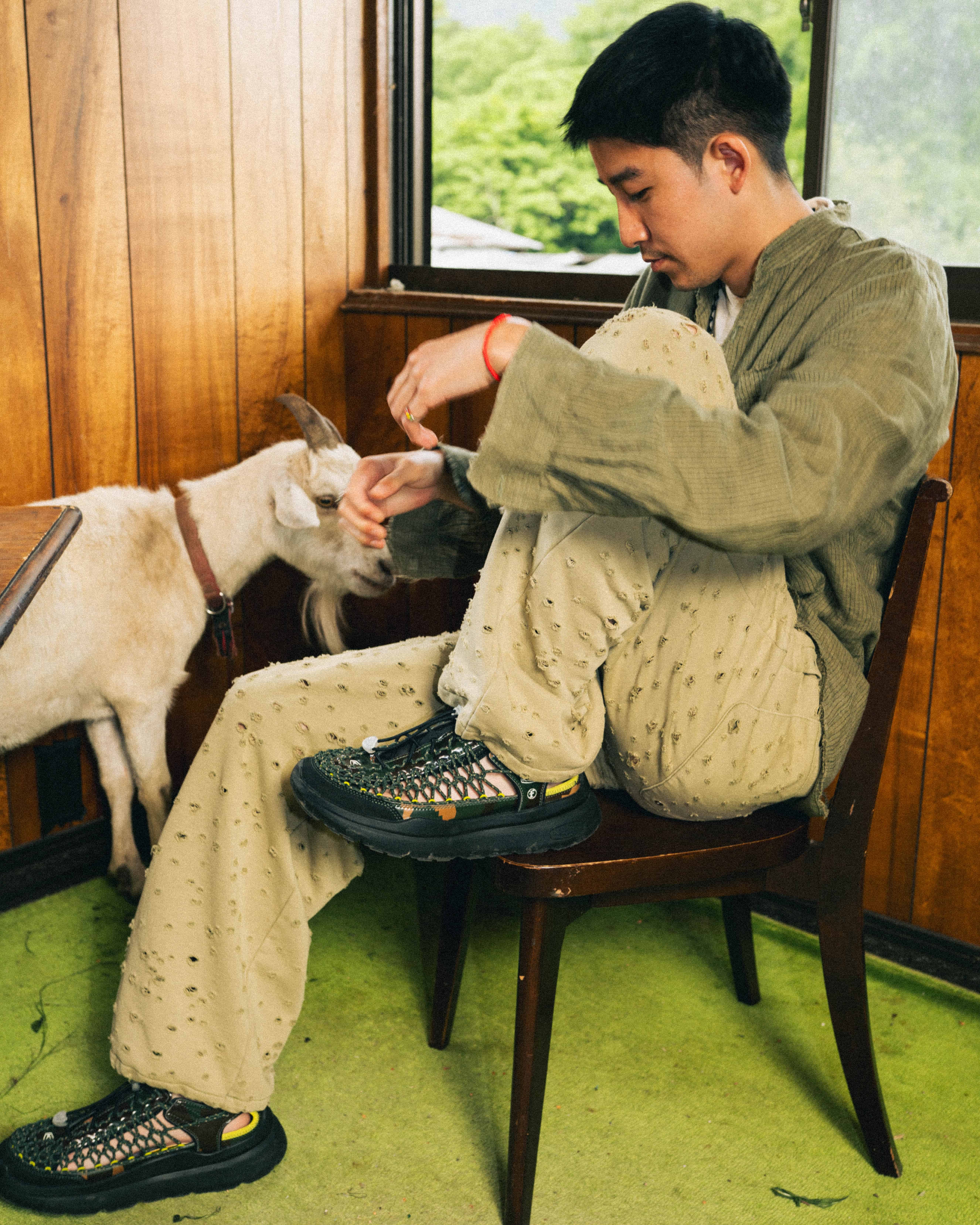 FAF×KEEN/エフエーエフ(Fake As Flowers/フェイクアスフラワーズ) ×キーン/KEEN UNEEK WK ユニーク CAMO 26cm