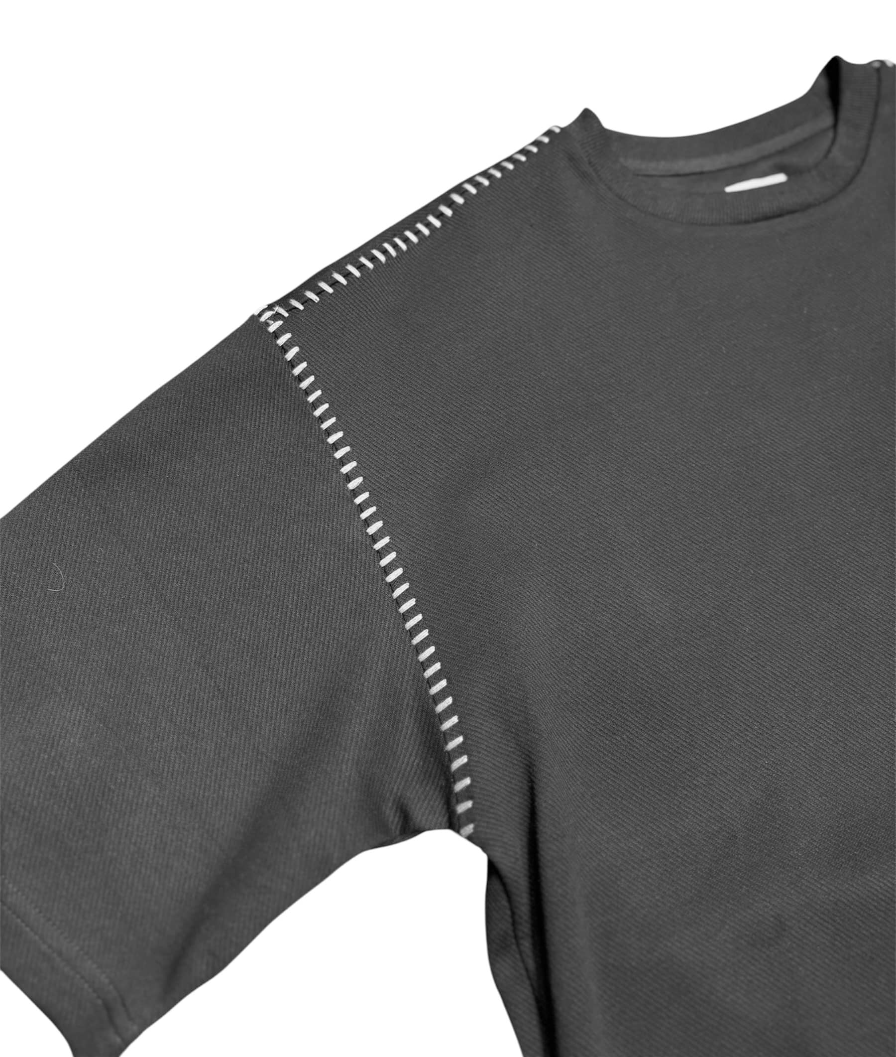 B omnivore/ビーオムニボー/BO TCガルゼラダーステッチ　SS TEE BLACK M