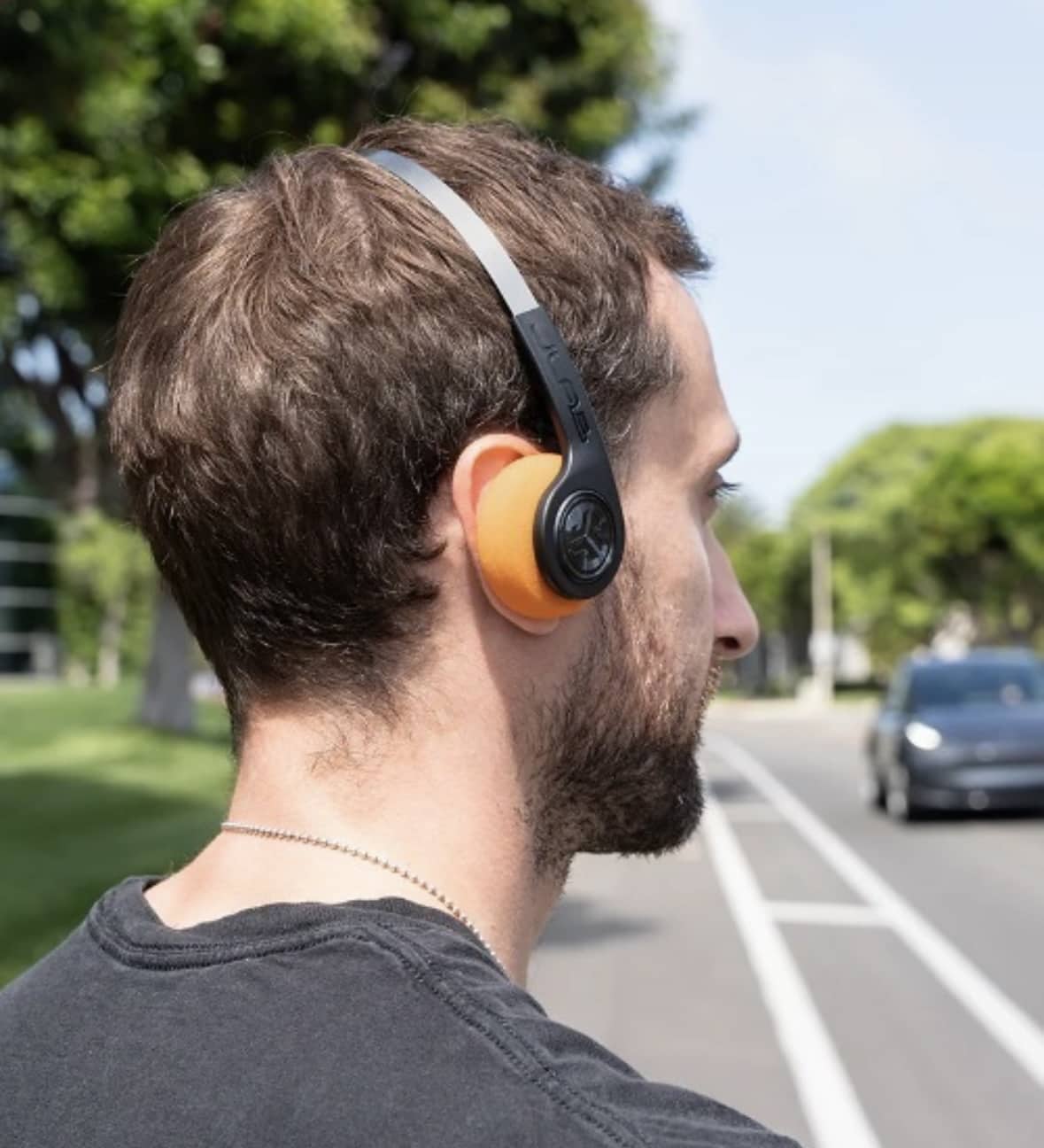 JLab/ジェイラブ　REWIND 2 WIRELESS　ワイヤレスヘッドホン BLACK FREE