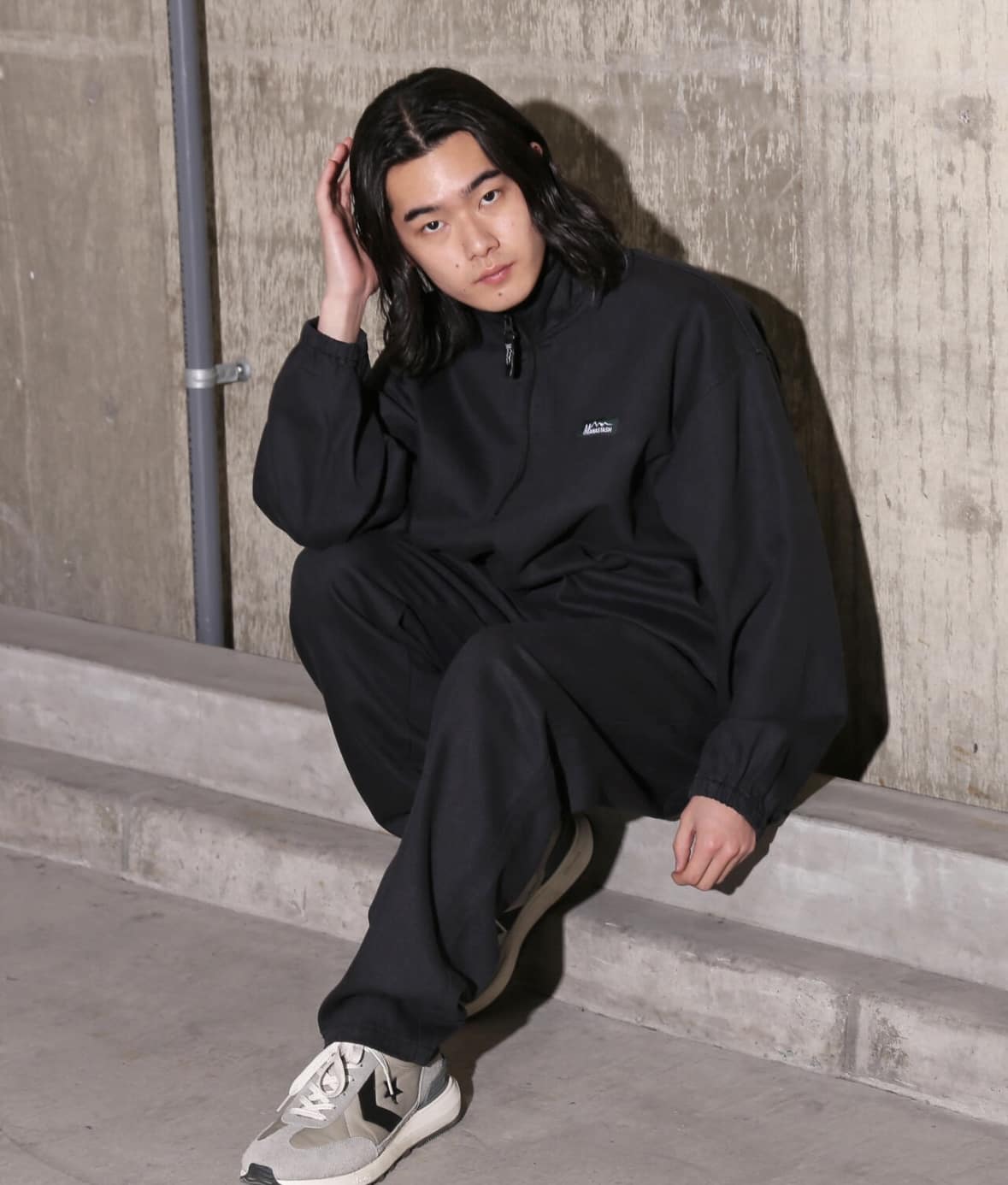 MANASTASH/マナスタッシュ/CHILLIWACK PULLOVER BLACK S