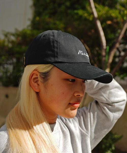 MANASTASH/マナスタッシュ/COTTON TWILL LOW CAP キャップ BLACK free