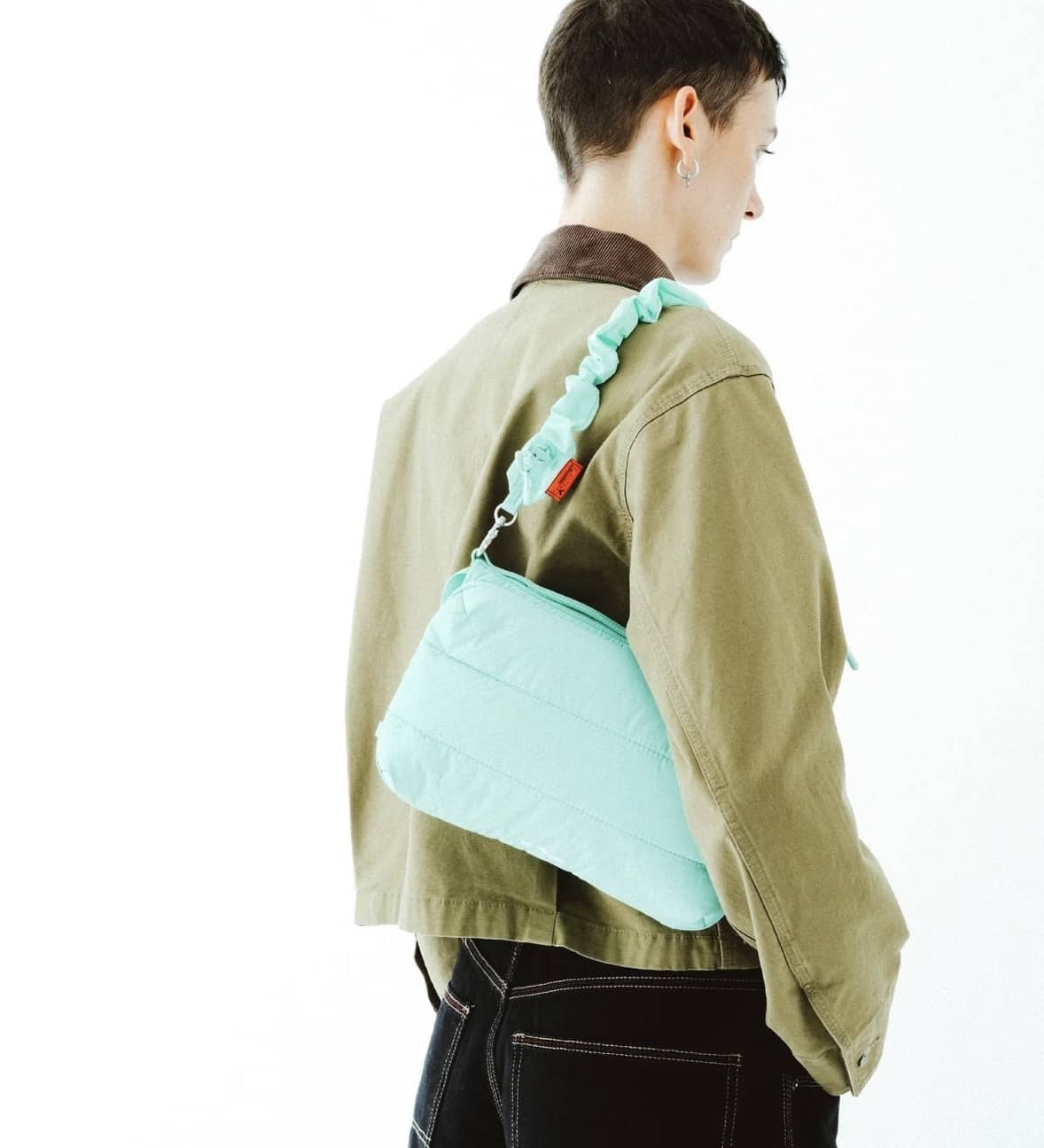 Topologie/トポロジー　Bottle Sacoche Large ボトルサコッシュ ラージ【バッグ単体】 Mint/Puffer FREE