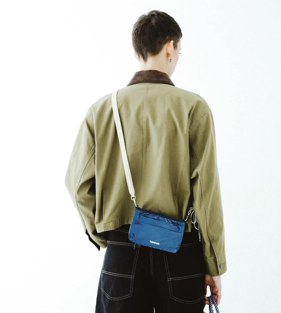 Topologie/トポロジー  Phone Sacoche 90 フォンサコッシュ90【バッグ単体】 Marine Blue Metallic/Metallic FREE