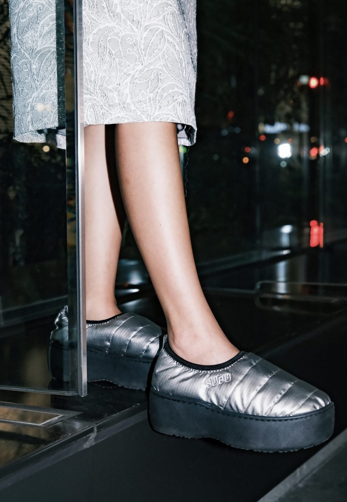 SUBU/スブ/VAMP PLATFORM ウィンターサンダル ユニセックス 厚底 SILVER 0