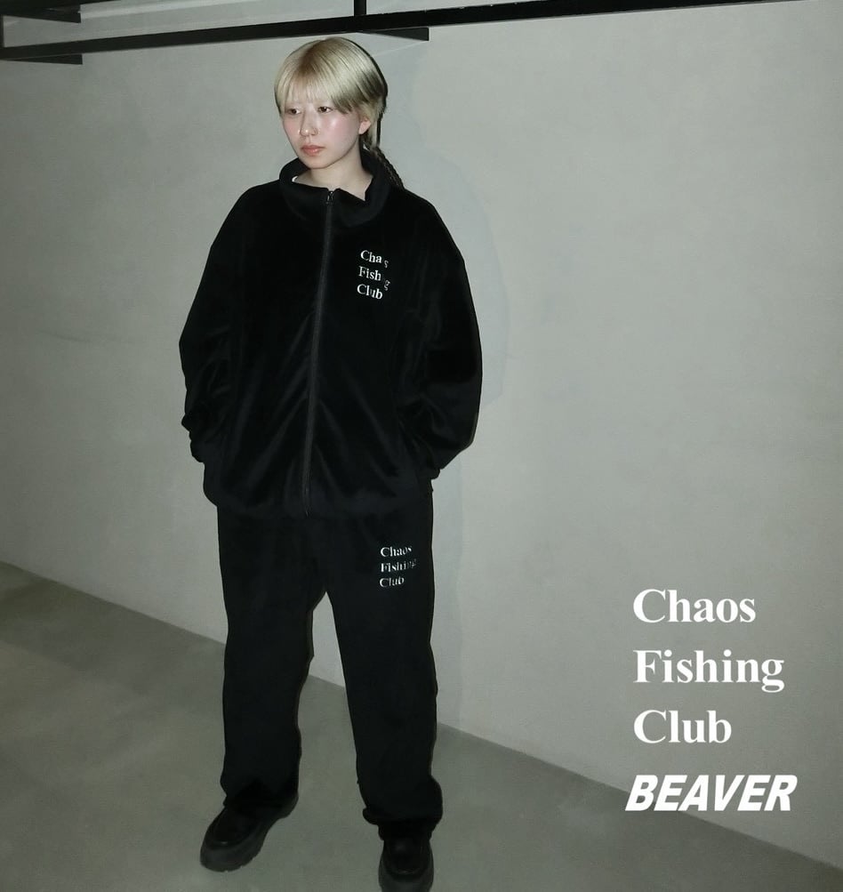CHAOS FISHING CLUB×BEAVER/カオスフィッシングクラブ×ビーバー/EX 90’s Parlor Jacket BLACK M