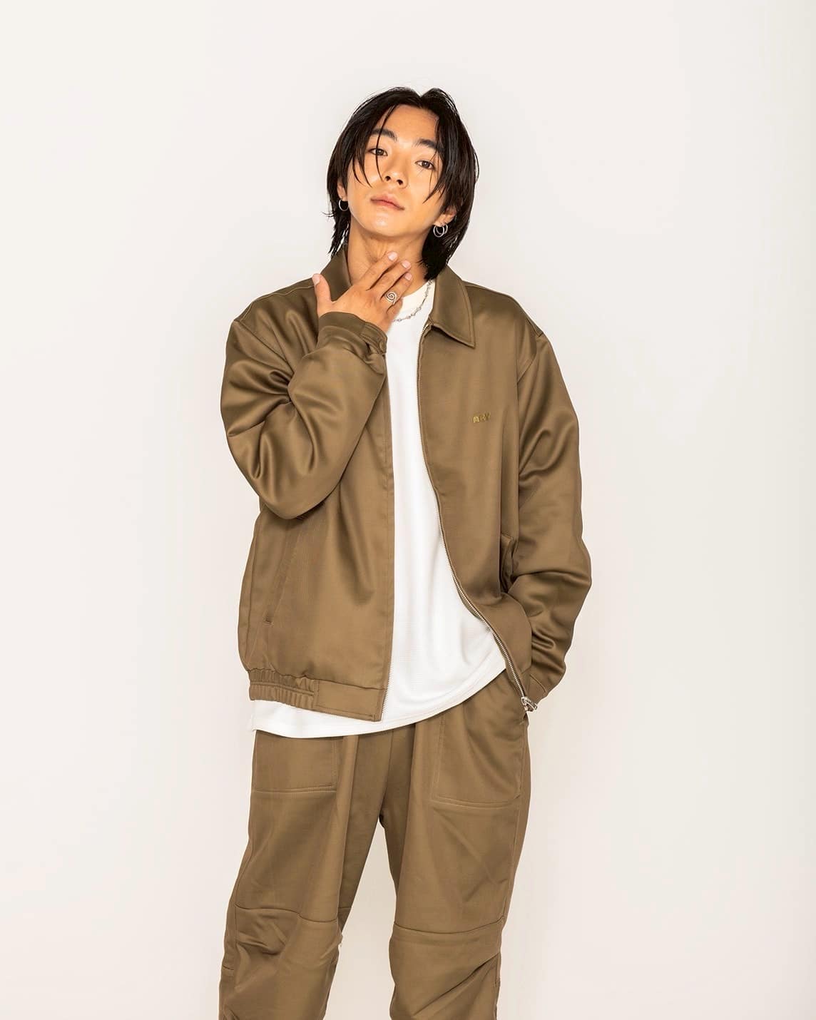 Acy/エイシー/NM CHINO JACKET KHAKI 2