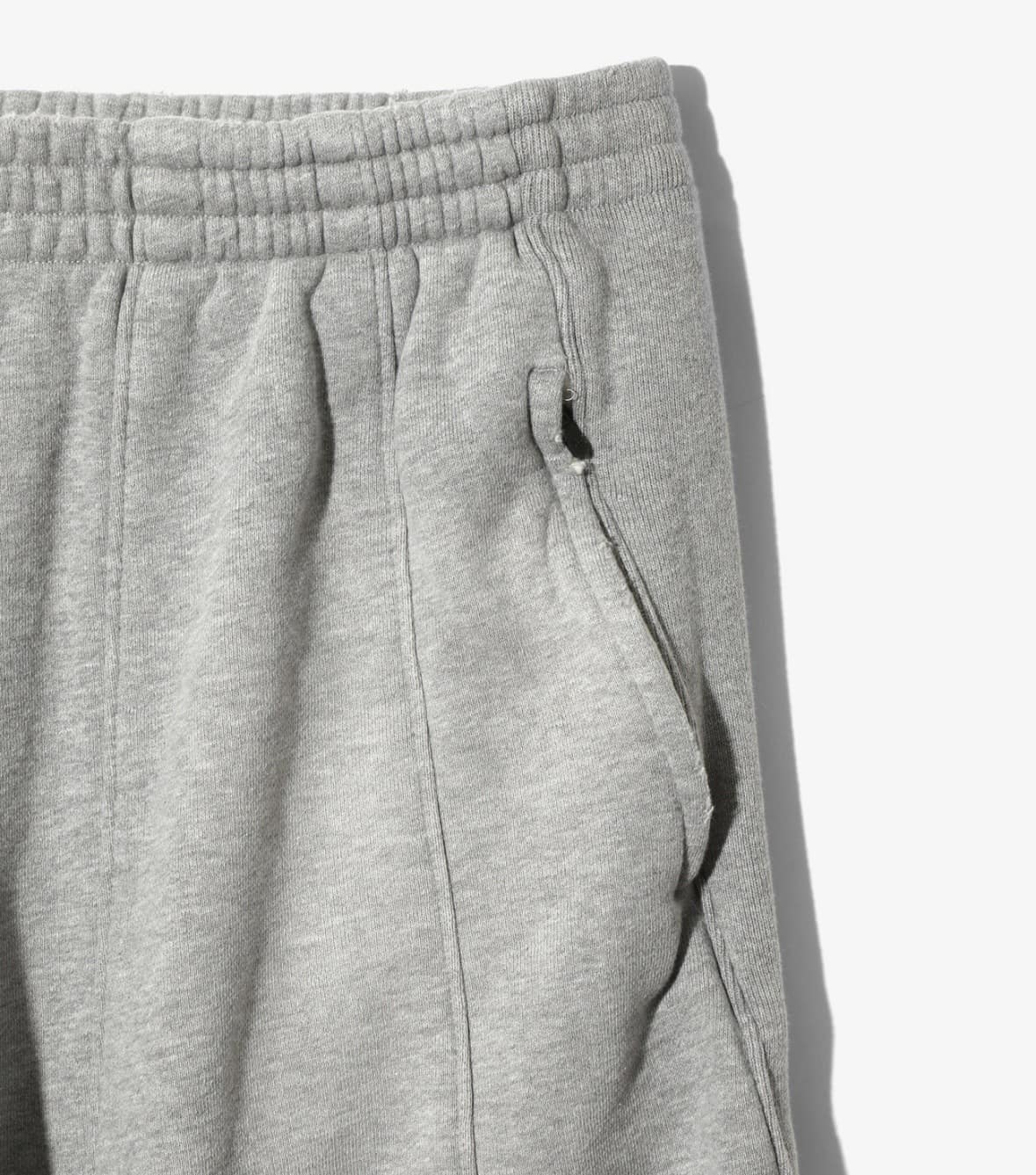 NEEDLES/ニードルズ/DECONSTRUCTED H.D. SWEAT PANT - COTTON FRENCH TERRY -GRAY- ヒザデルスウェットパンツ GRAY XS