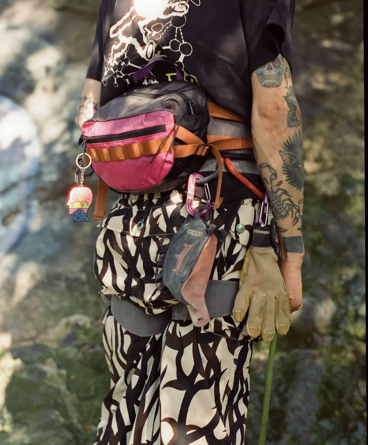 BRAIN DEAD/ブレインデッド/BRAIN DEAD EQUIPMENT HIP BAG - PINK PINK FREE