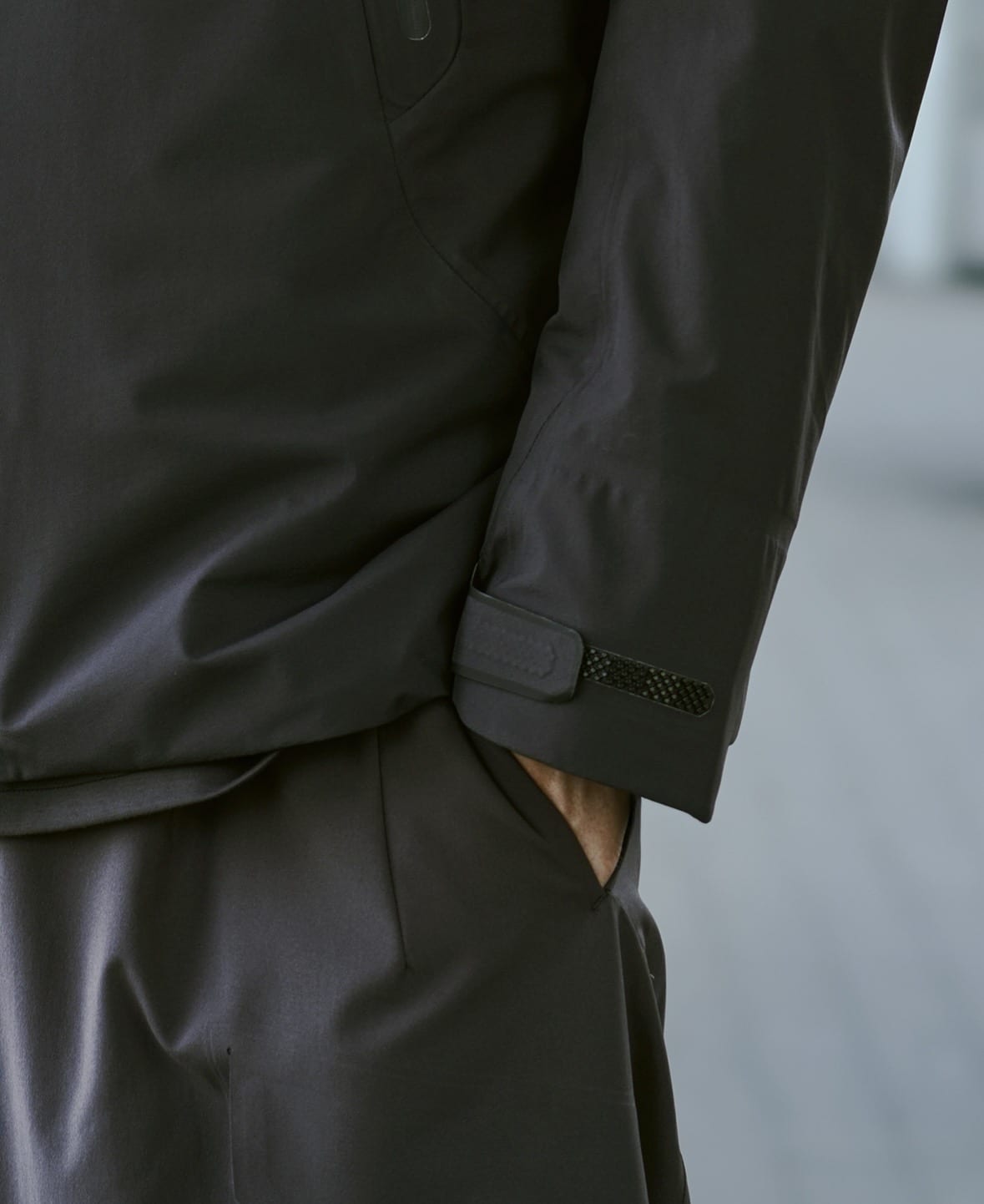 DESCENTE ALLTERRAIN/デサントオルテライン/HARD SHELL JACKET "CREAS" / ハードシェルジャケット“クレアス” BLACK M