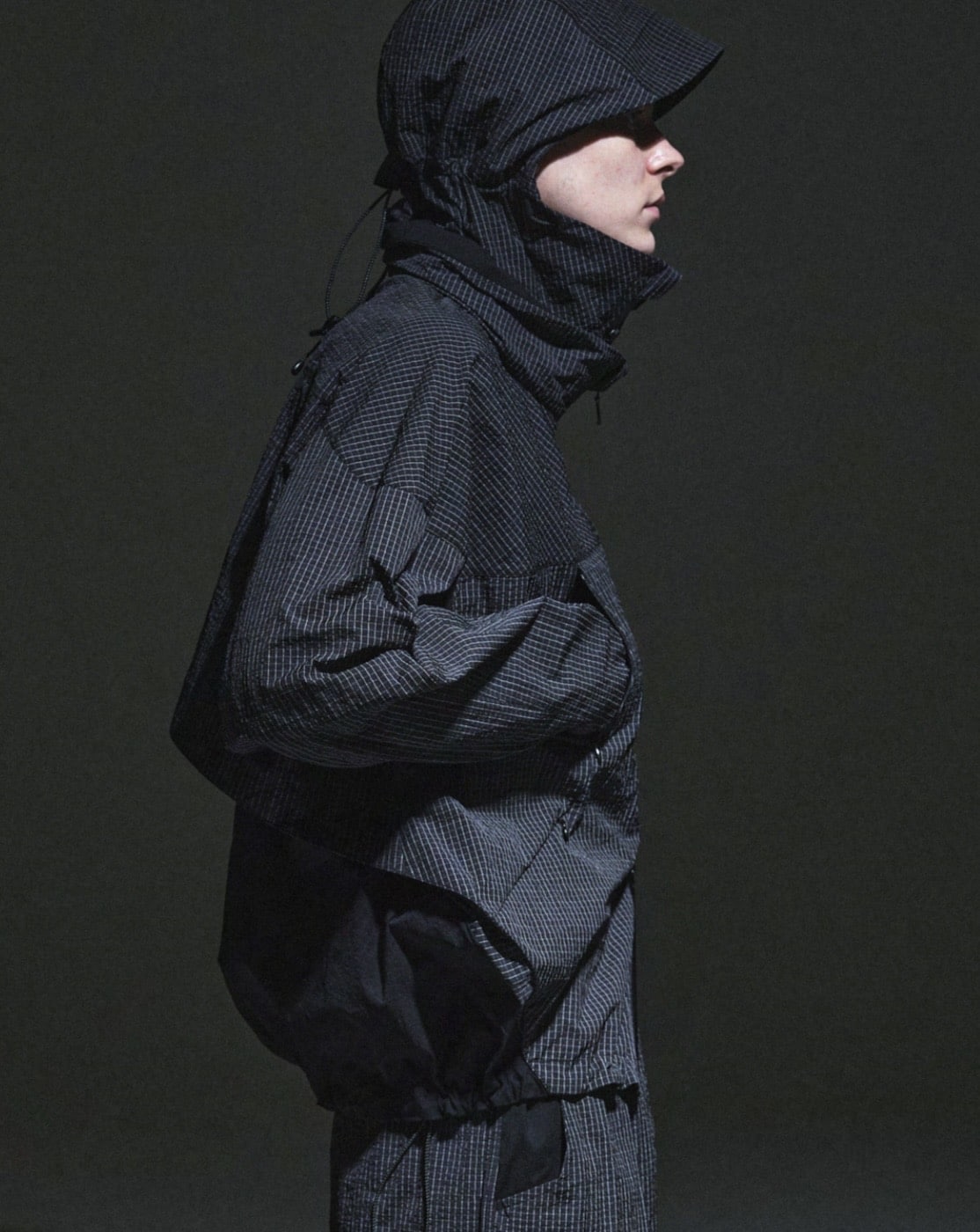 PASTOR NOVA/パストルノヴァ/CONFUSE BALACLAVA JACKET BLACK 3