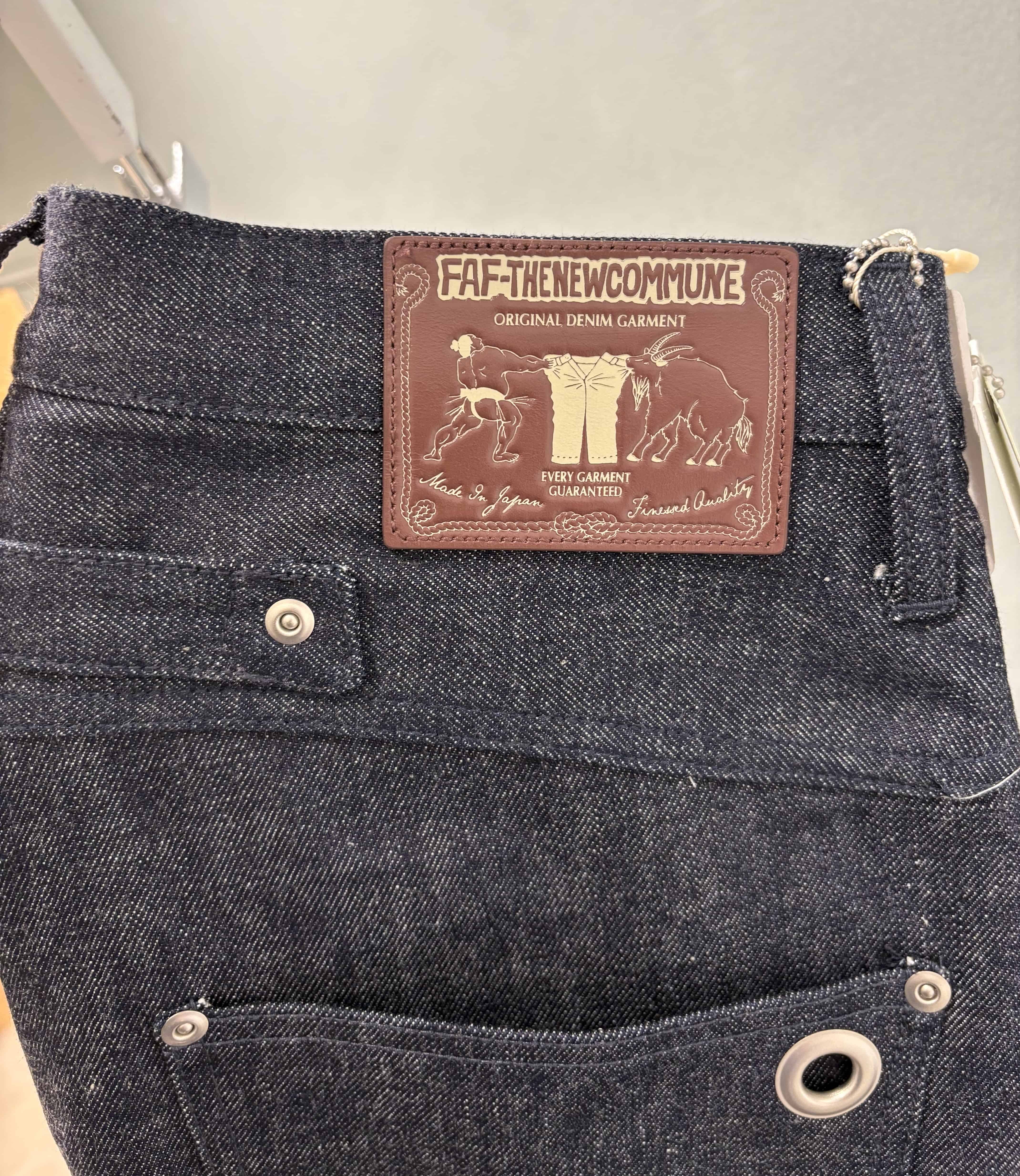 FAF/エフエーエフ(Fake As Flowers/フェイクアスフラワーズ)/NEWCOMMUNE Denim Pants Rigid -26SS- Rigid 1