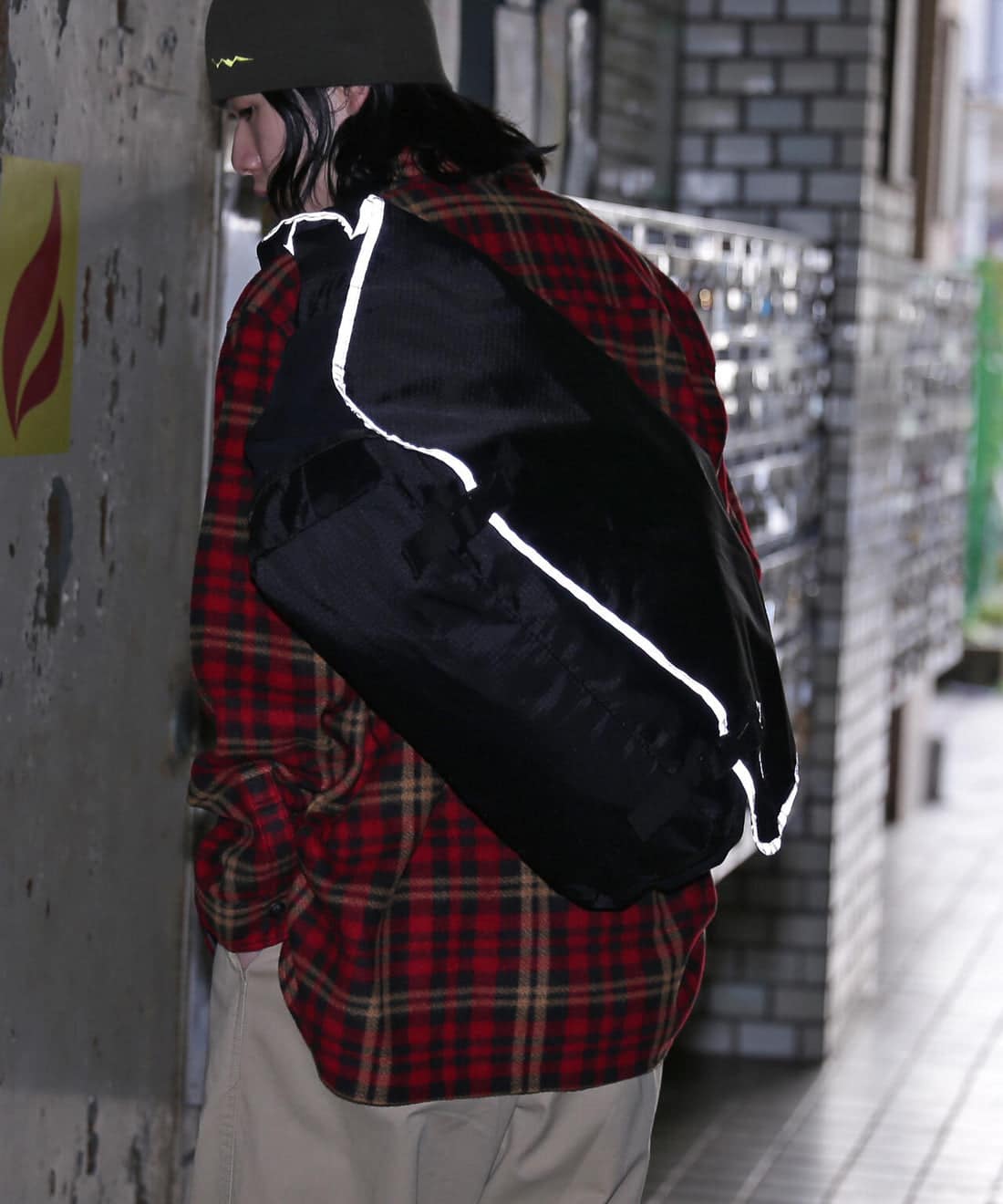 MANASTASH/マナスタッシュ/×PACKING/パッキング/TRAIL MESSENGER/トレイルメッセンジャーバッグ BLACK free