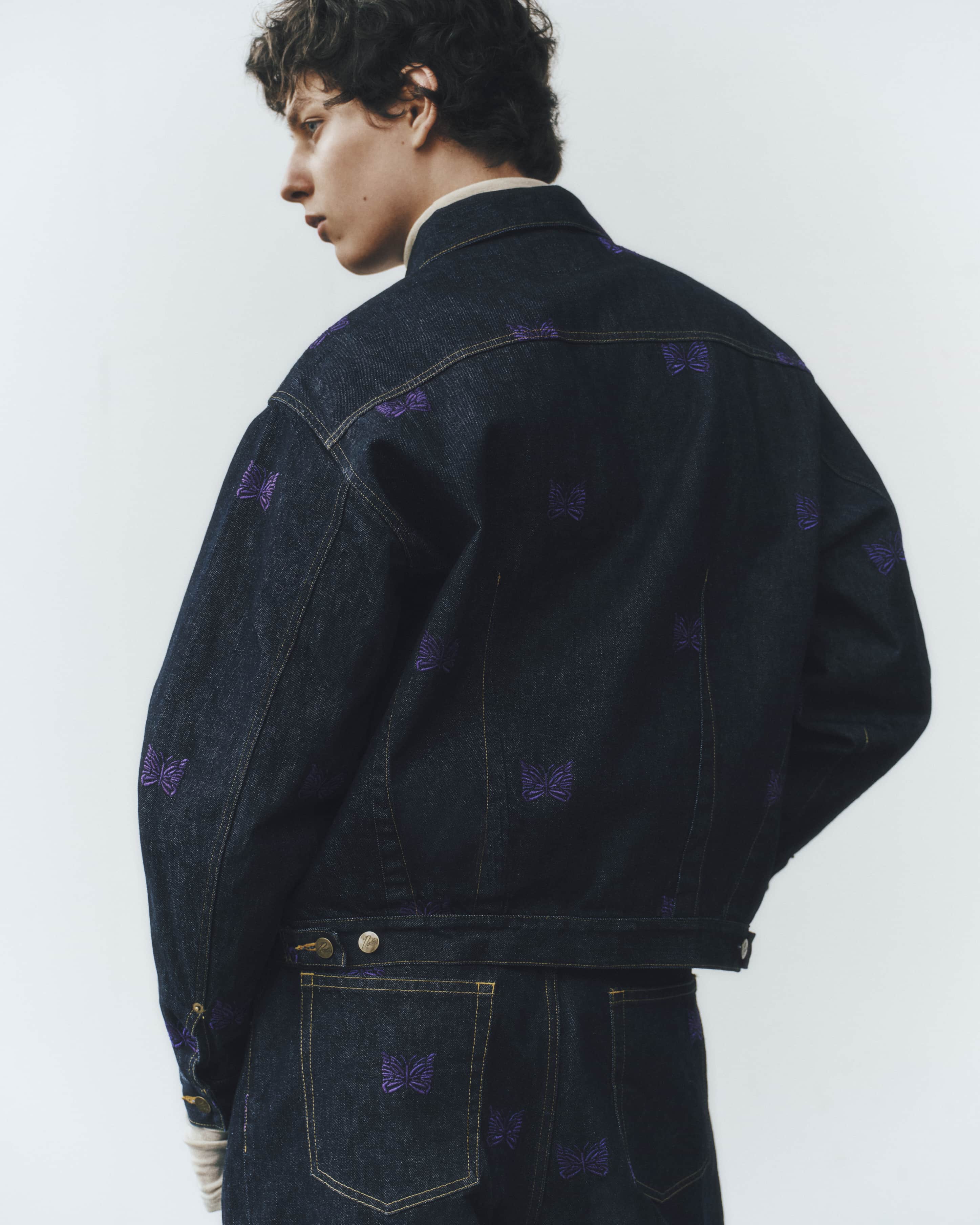 Needles×BEAVER/ニードルズ×ビーバー/別注Darts Bottom Jean Jacket - 12oz Denim デニムジャケット INDIGO S