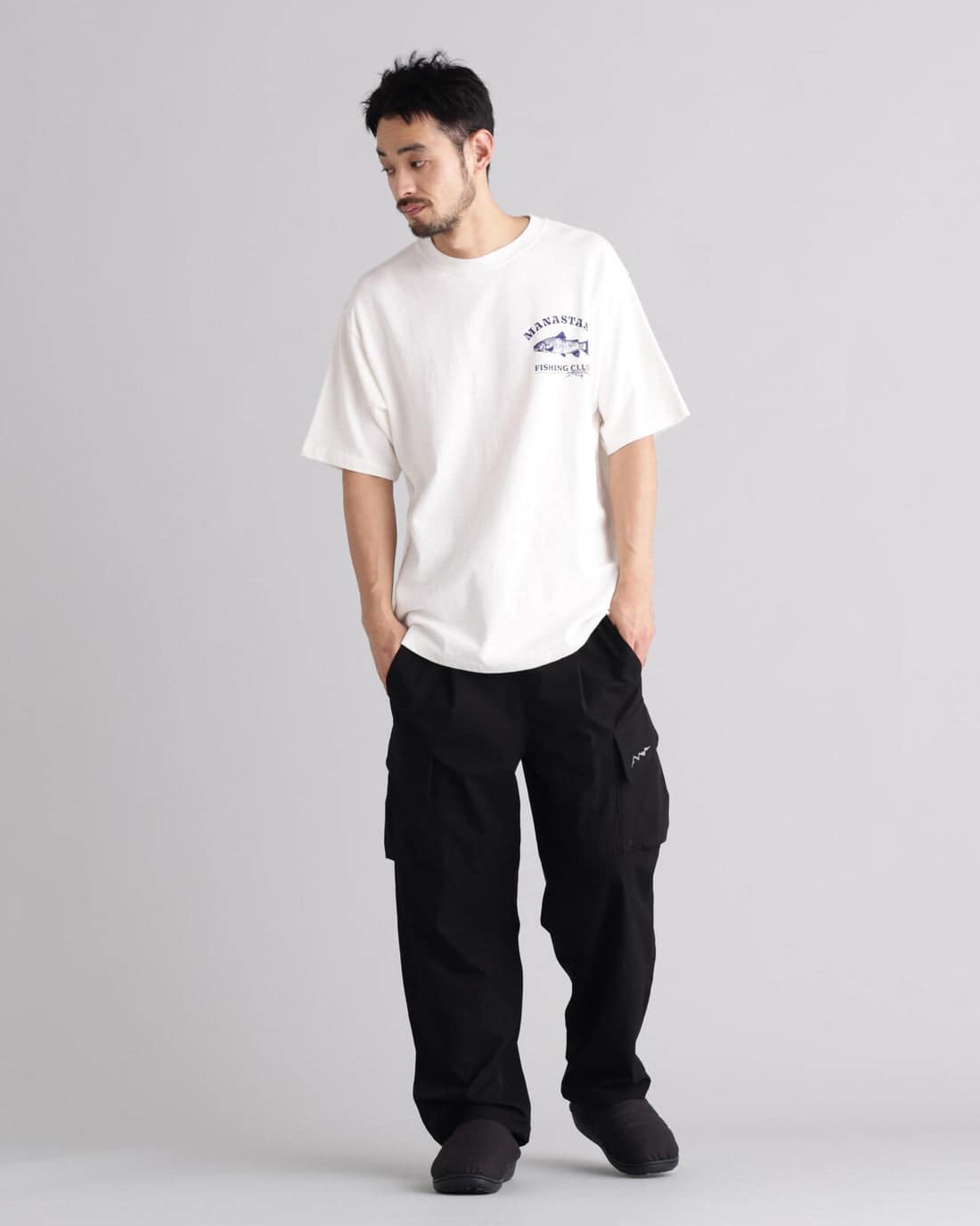 MANASTASH/マナスタッシュ/ＨＥＭＰ　ＴＥＥ　ＬＵＲＥ Tシャツ ホワイト M